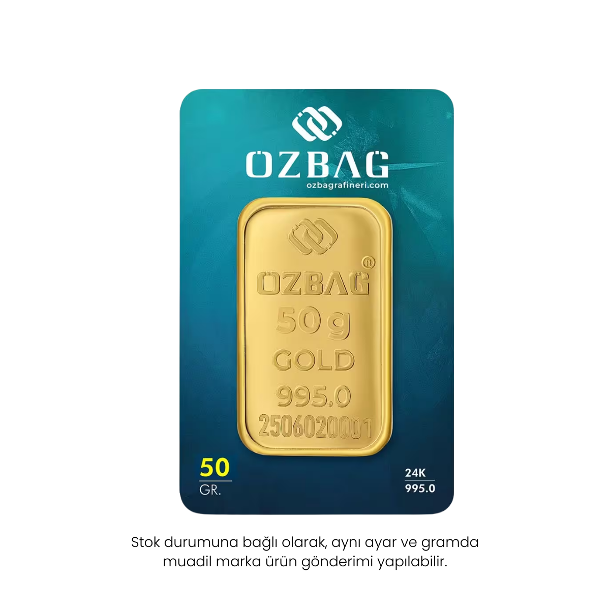 50 Gr 24 Ayar Gram Altın