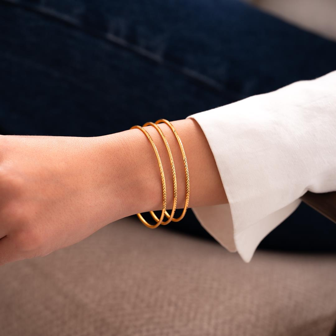 6 Gram 22 Ayar Altın Başak Ajda Bilezik