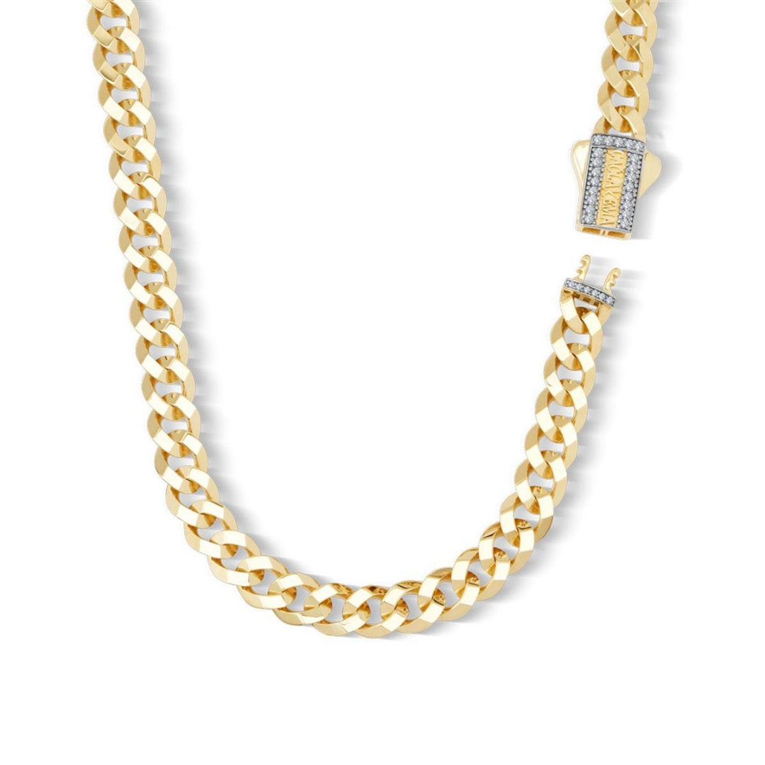 7mm Altın Gurmet Zincir