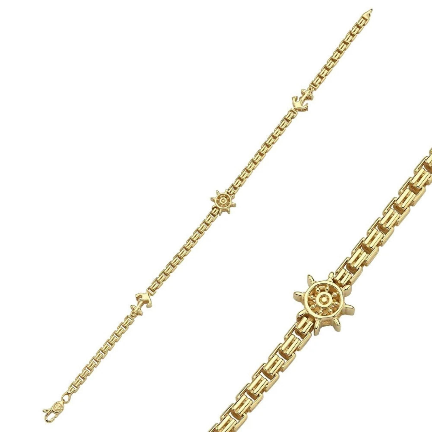 Altın Erkek Bilekliği