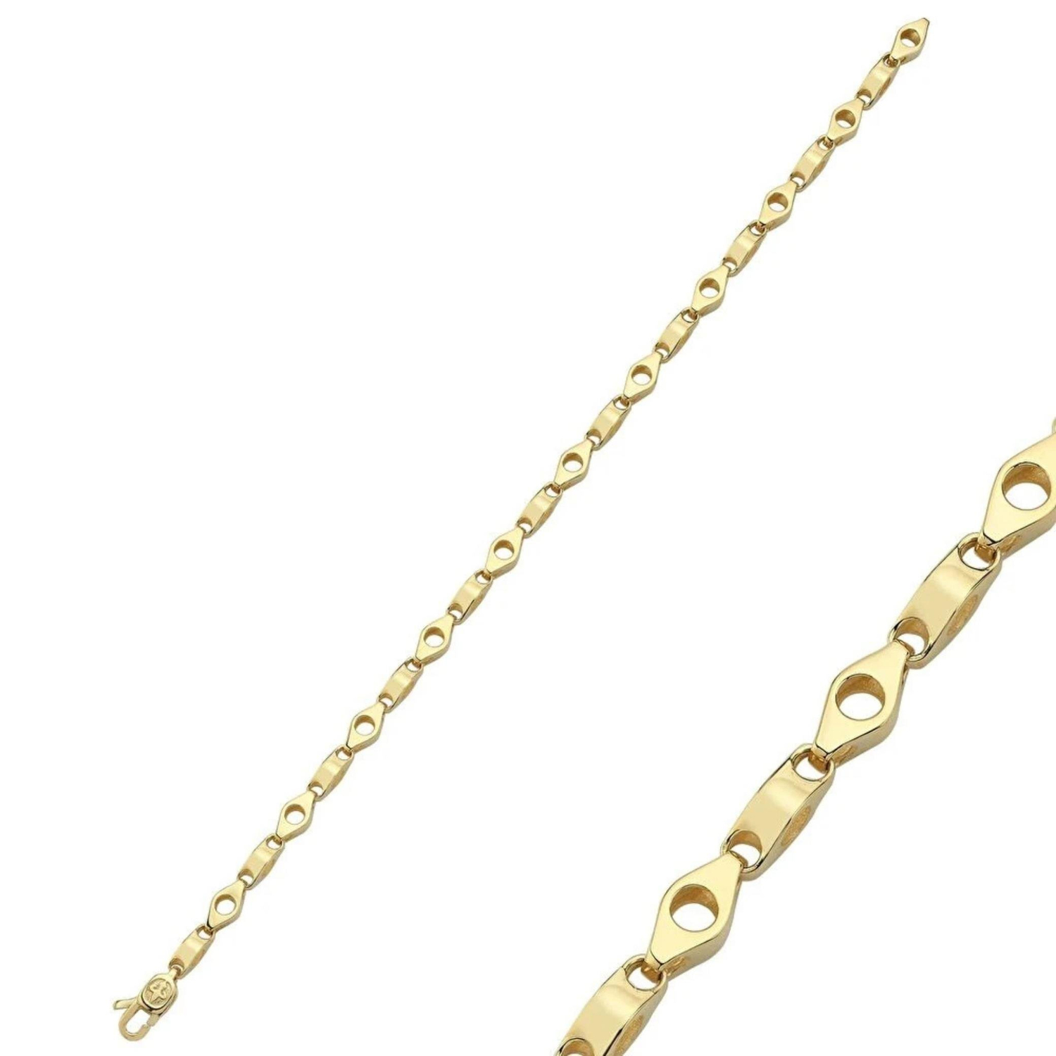 Altın Erkek Bilekliği