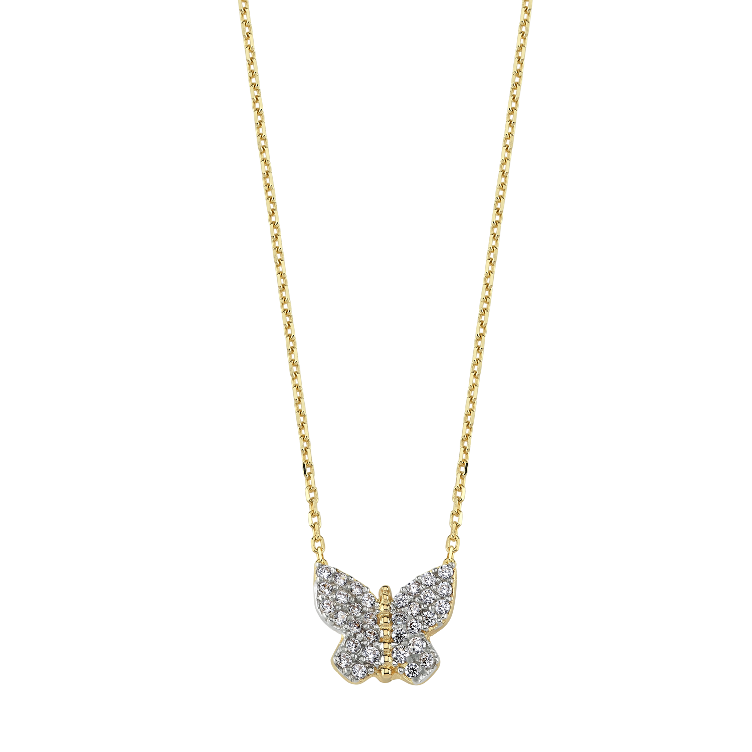 Altın Kelebek Kolye