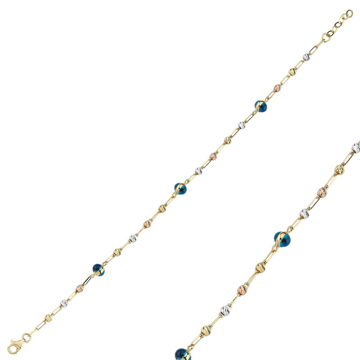 ALTIN NAZAR BONCUKLU SET