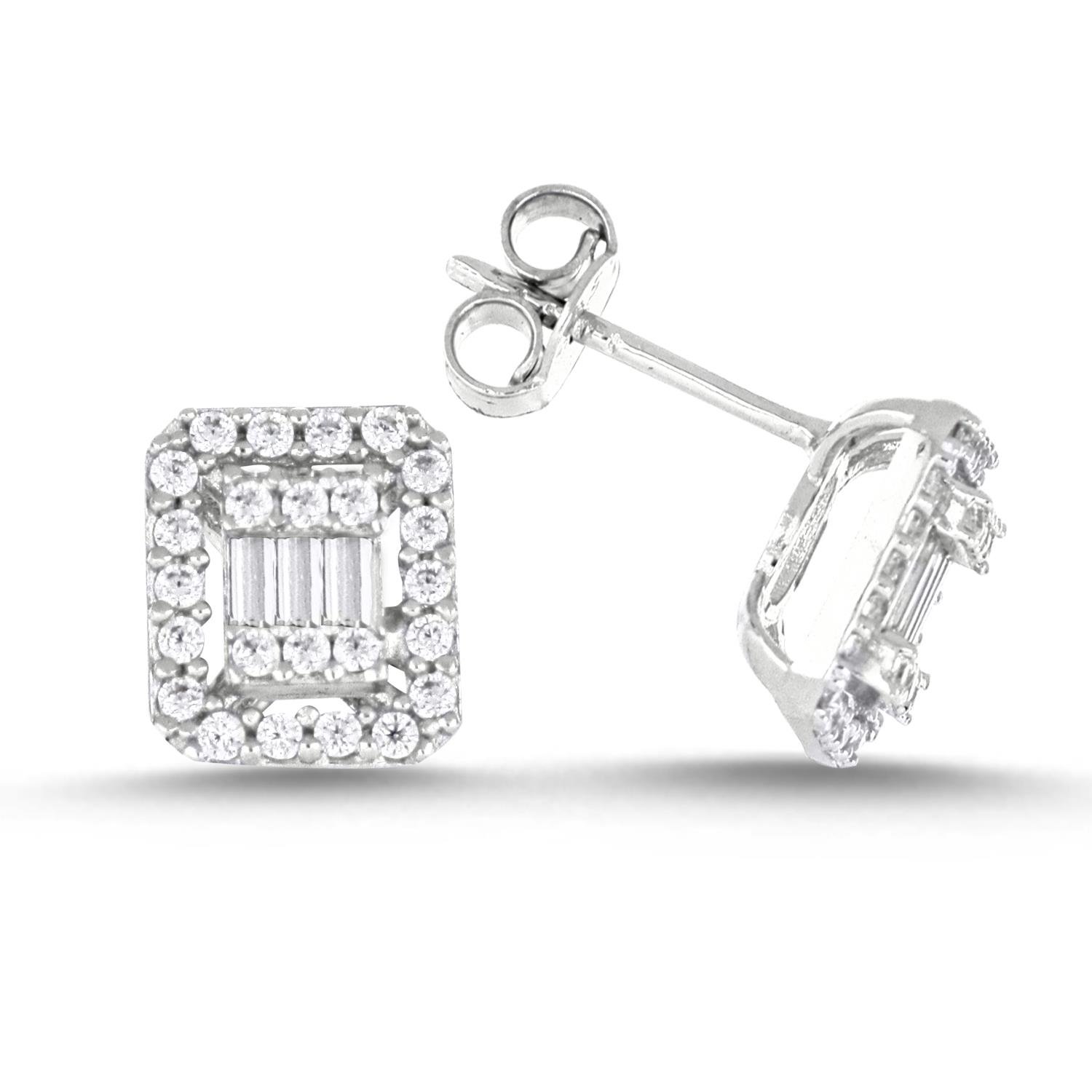 Altın Taşlı Küpe