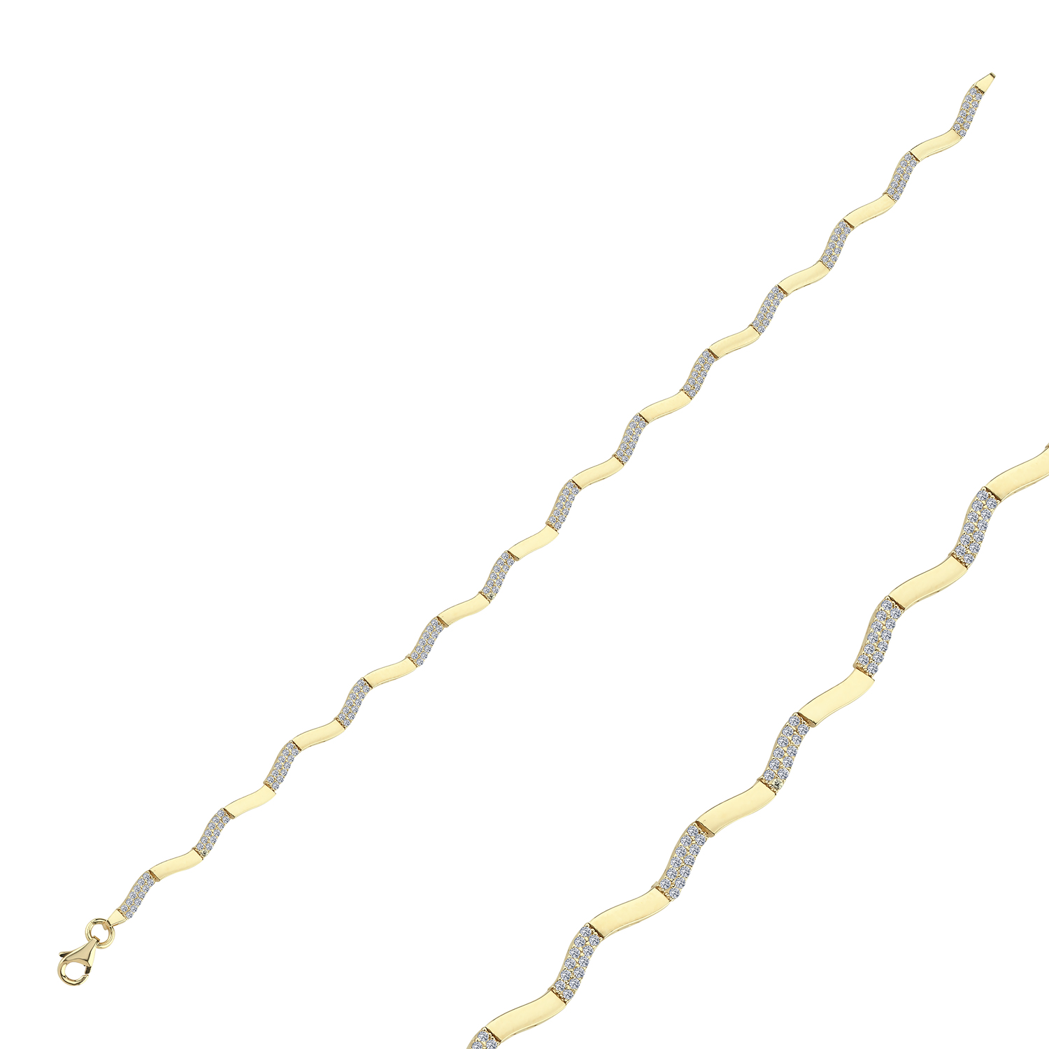 Altın Taşlı Nişan Seti