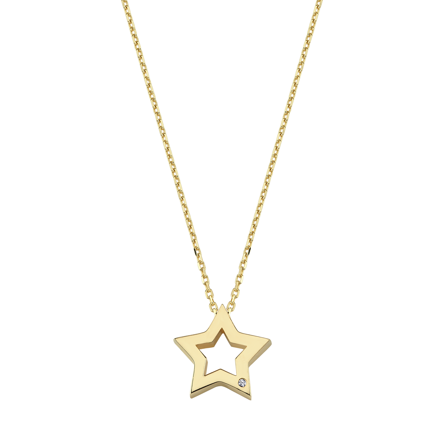 Altın Yıldız Kolye