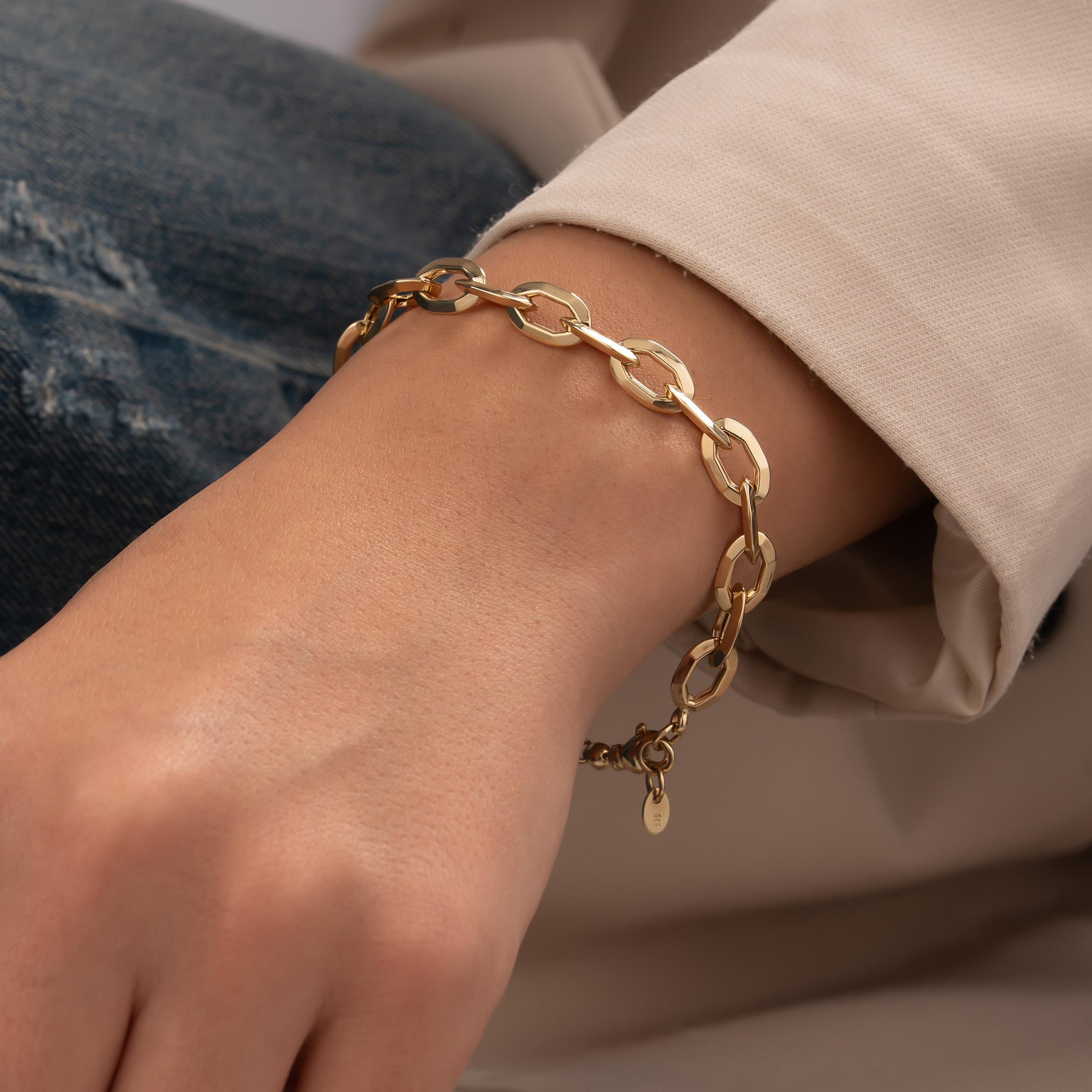 Ataç Model 14 Ayar Altın Bileklik