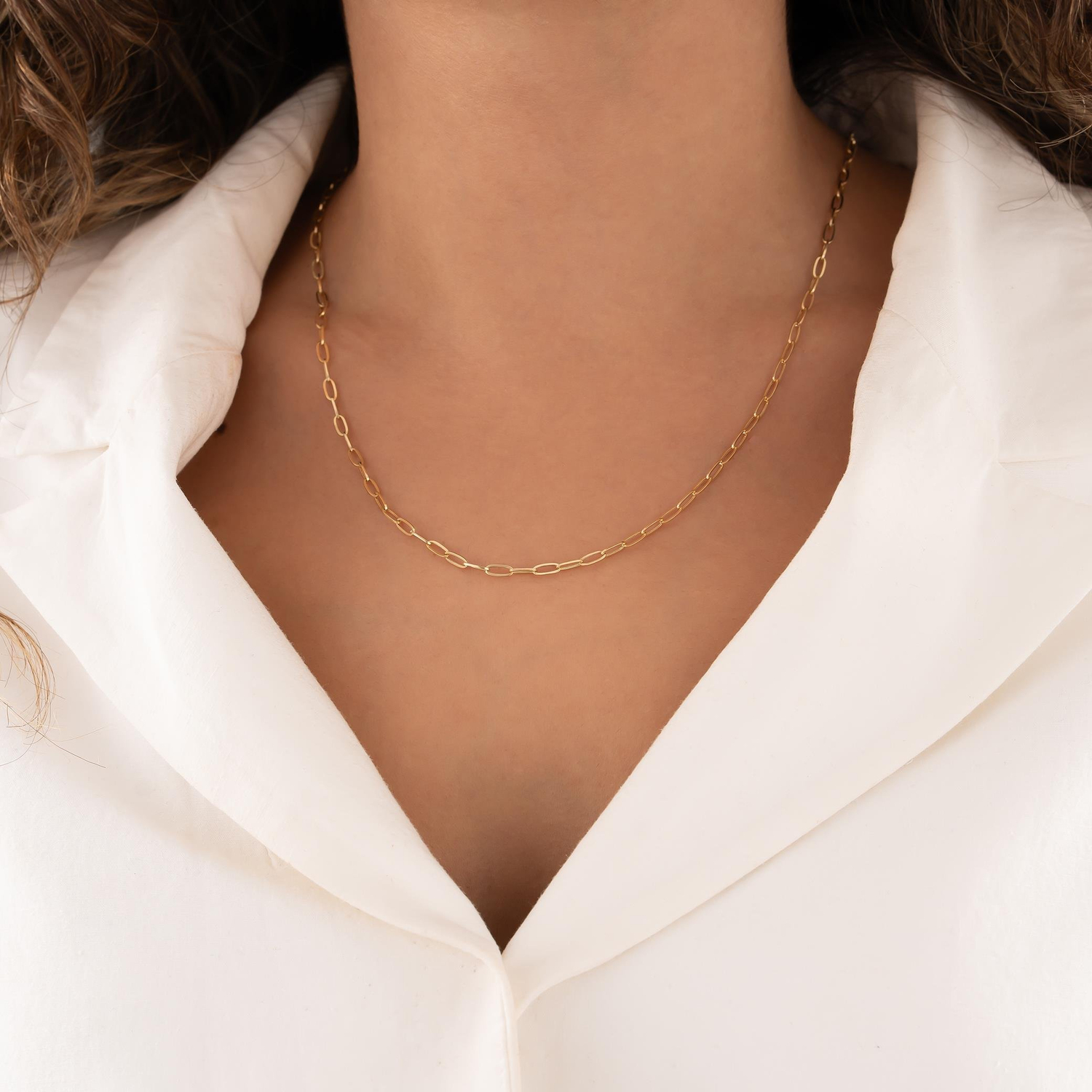 Ataç Model 14 Ayar Altın Zincir