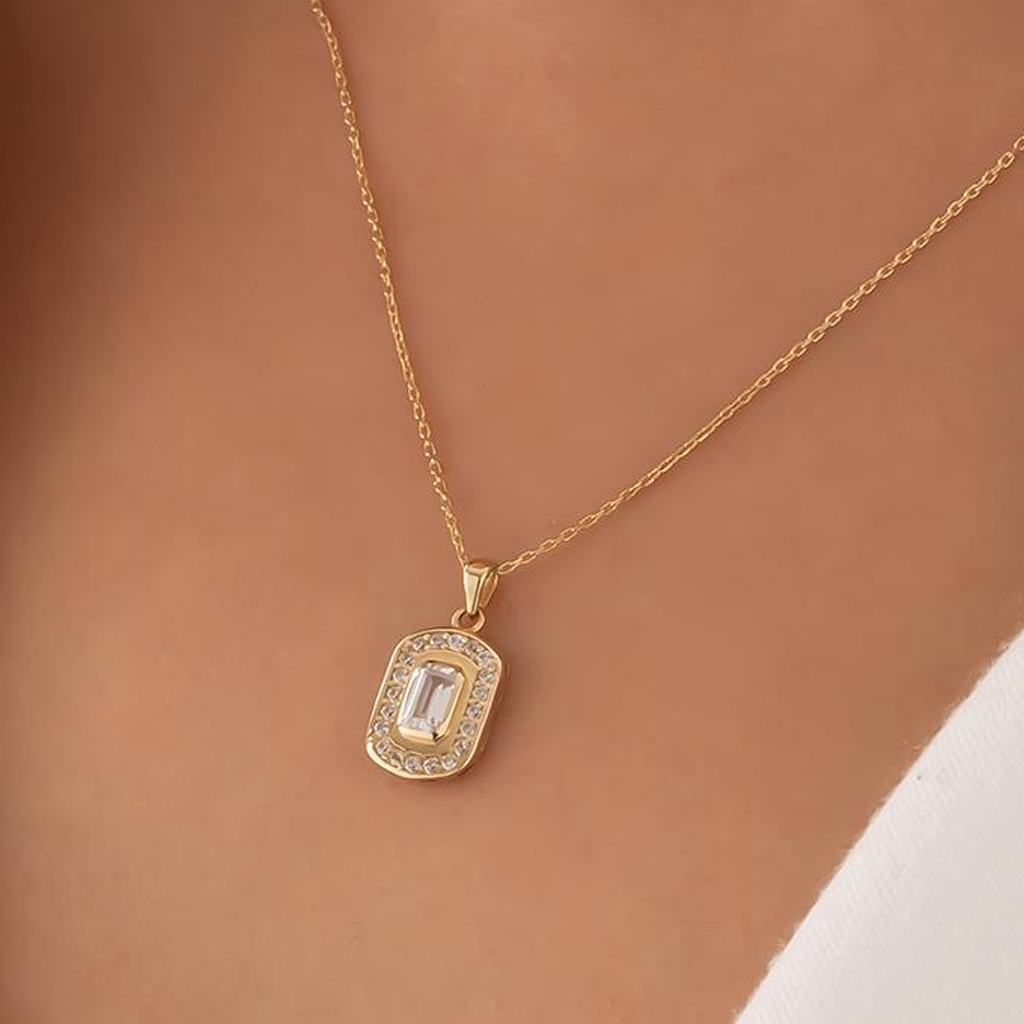 Baget 14 Ayar Altın Kolye