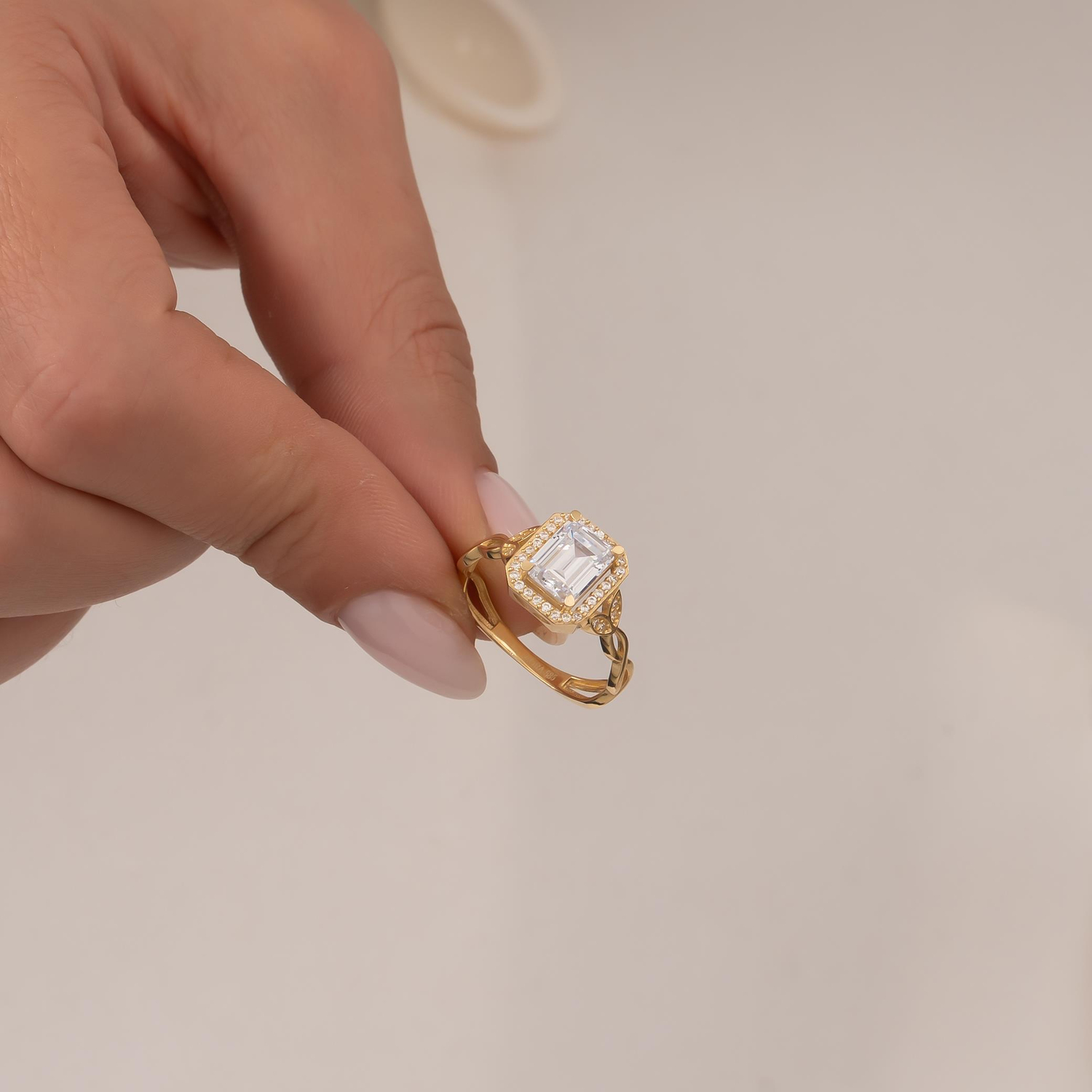 Baget 14 Ayar Altın Yüzük