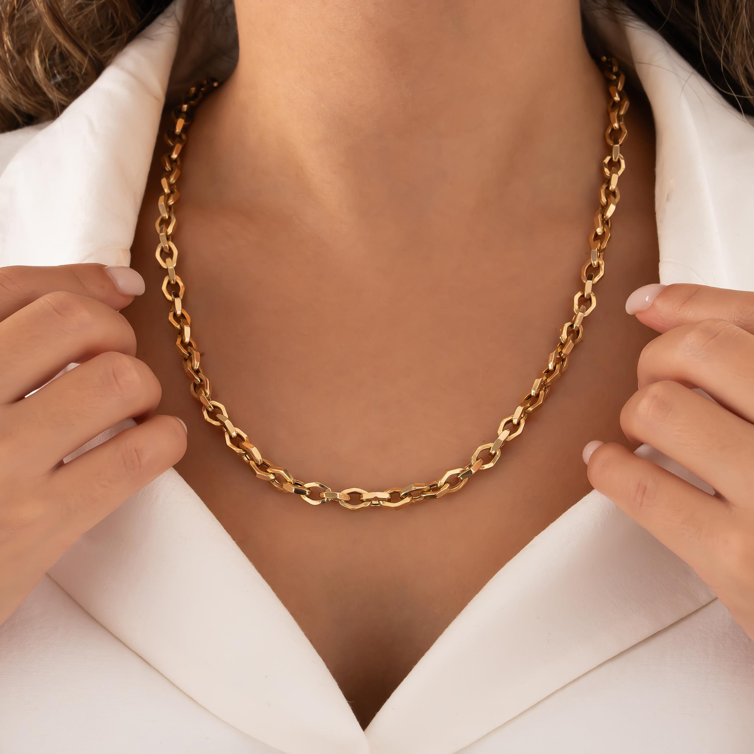 Cetaş 14 Ayar Altın Zincir