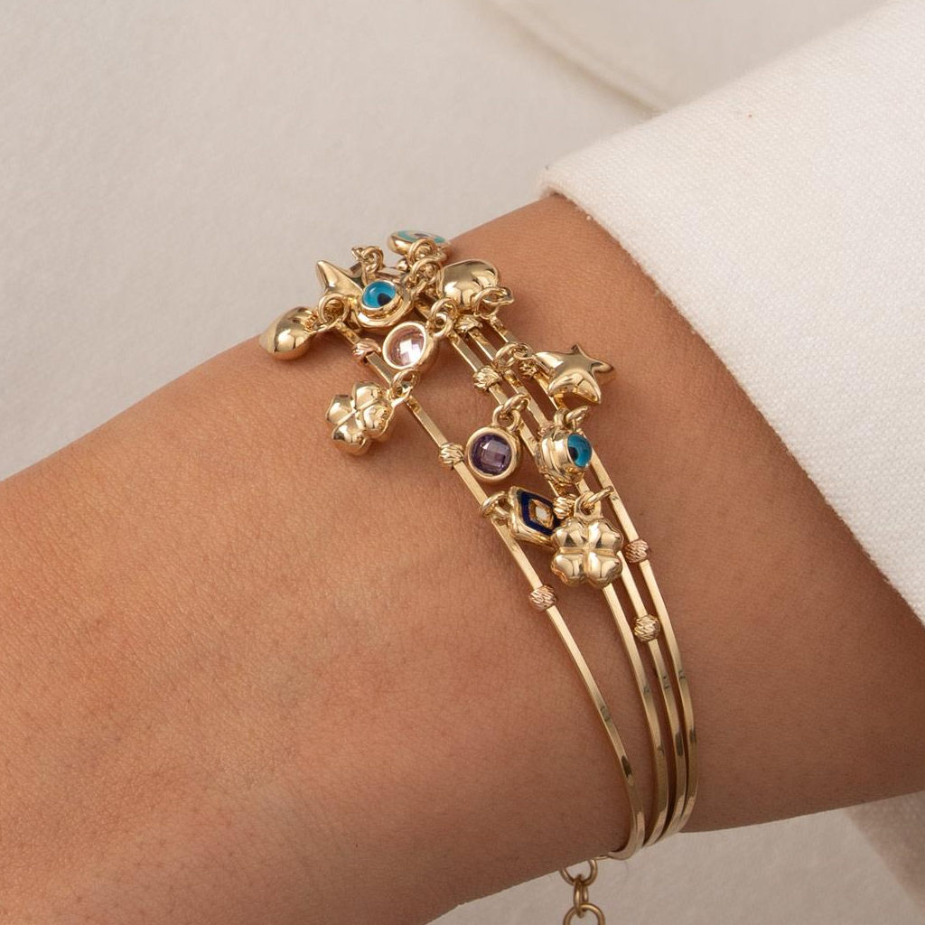 Cetaş Sallantılı 14 Ayar Altın Kelepçe