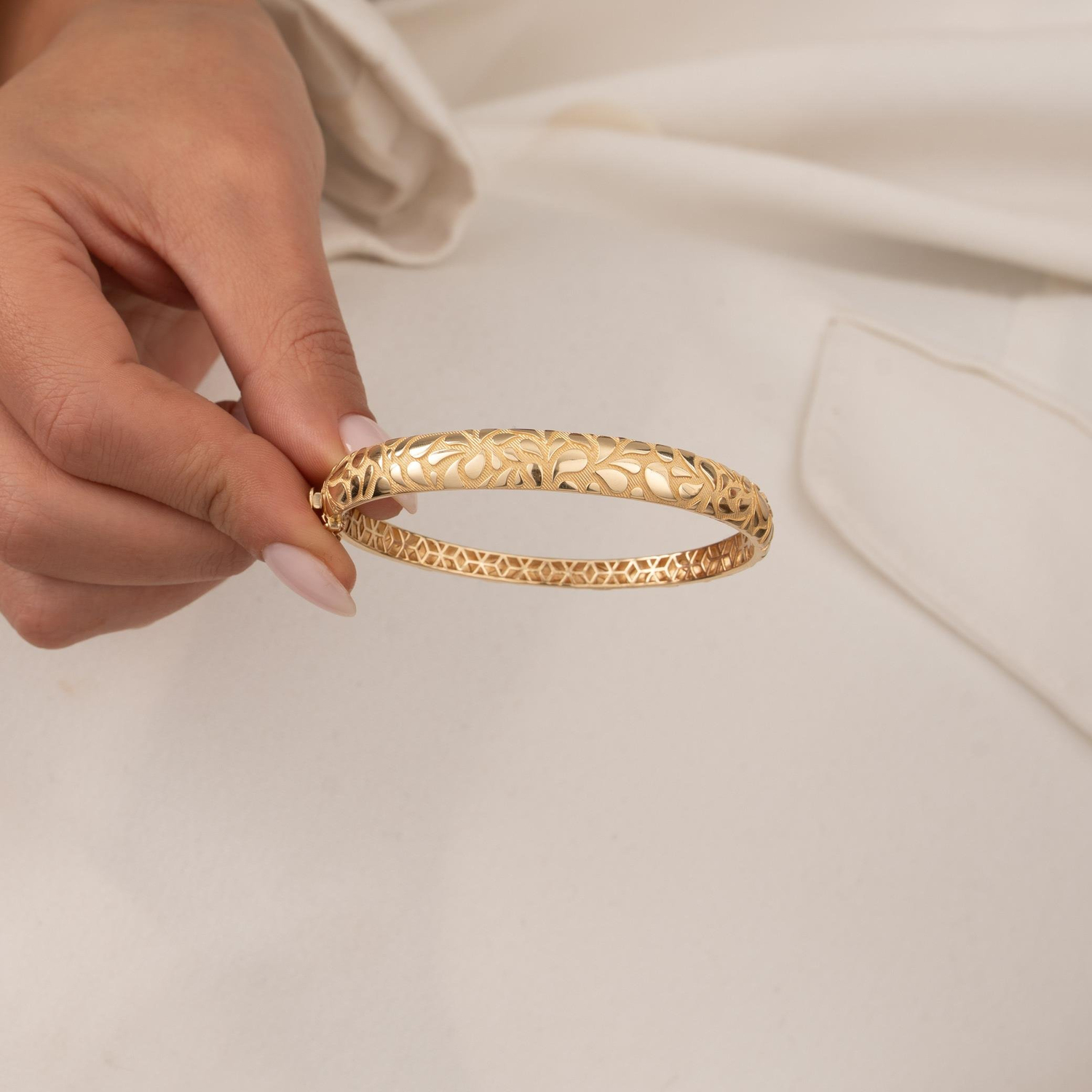 Cetaş Tasarım 14 Ayar Altın Kelepçe