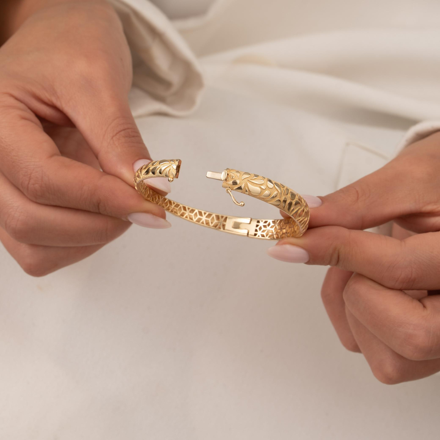 Cetaş Tasarım 14 Ayar Altın Kelepçe