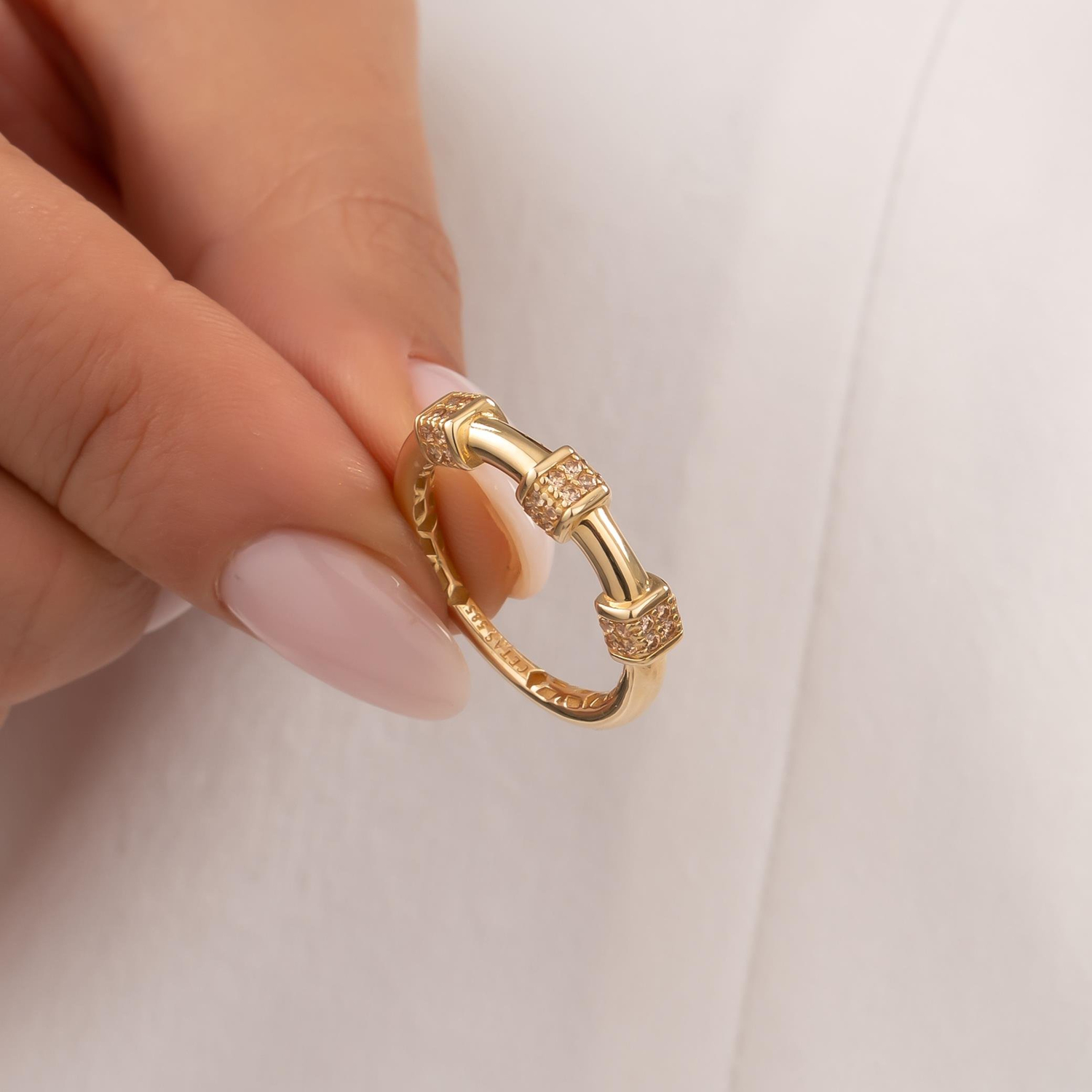 Cetaş Taşlı 14 Ayar Altın Yüzük