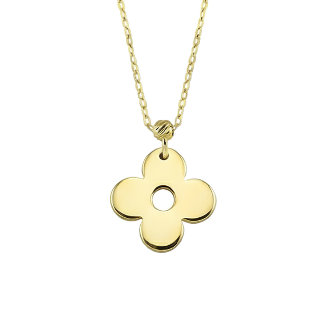 Çiçek 14 Ayar Altın Kolye