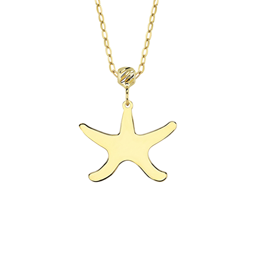 Deniz Yıldızı 14 Ayar Altın Kolye