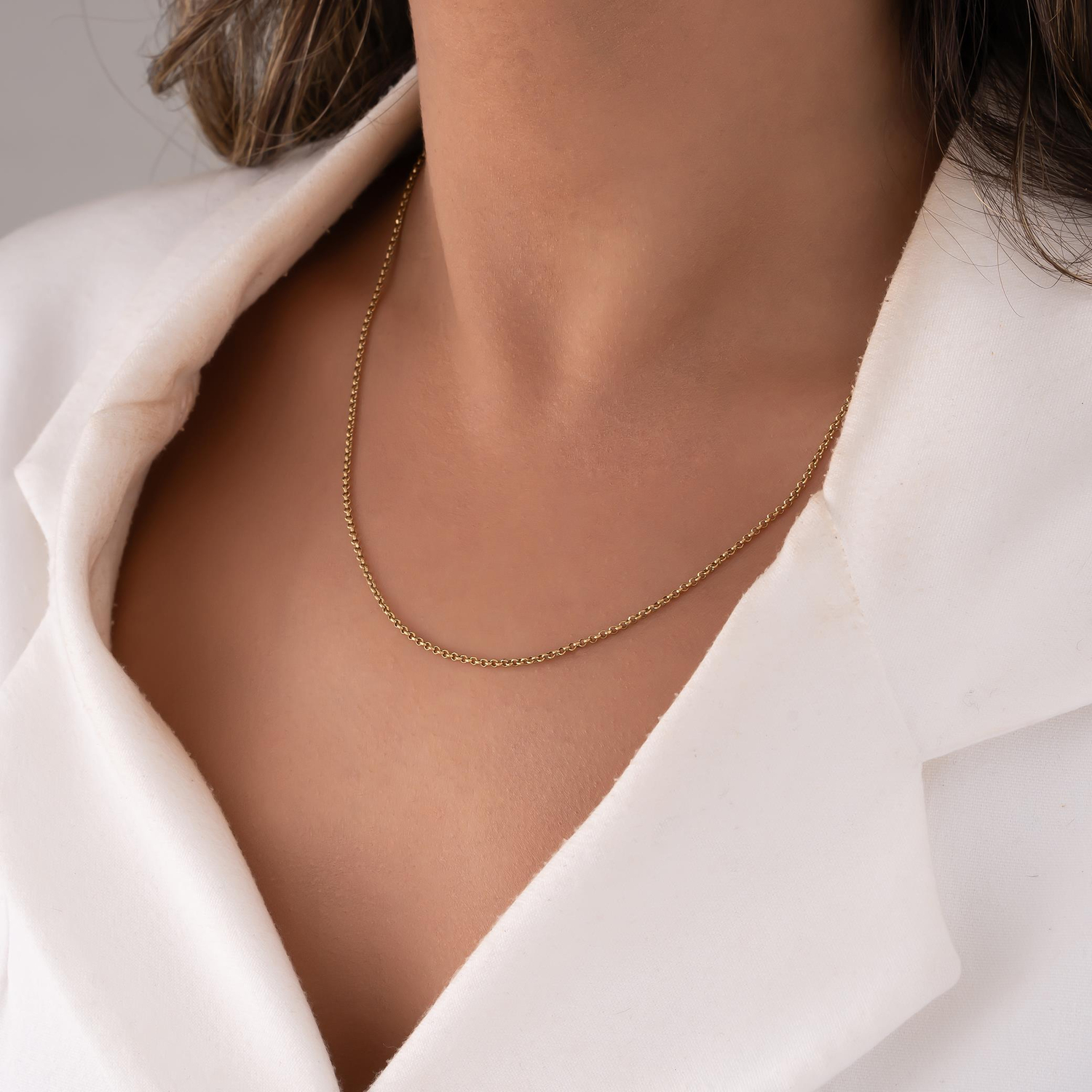 Doç Model Zincir 14 Ayar 1.5 Mm Altın