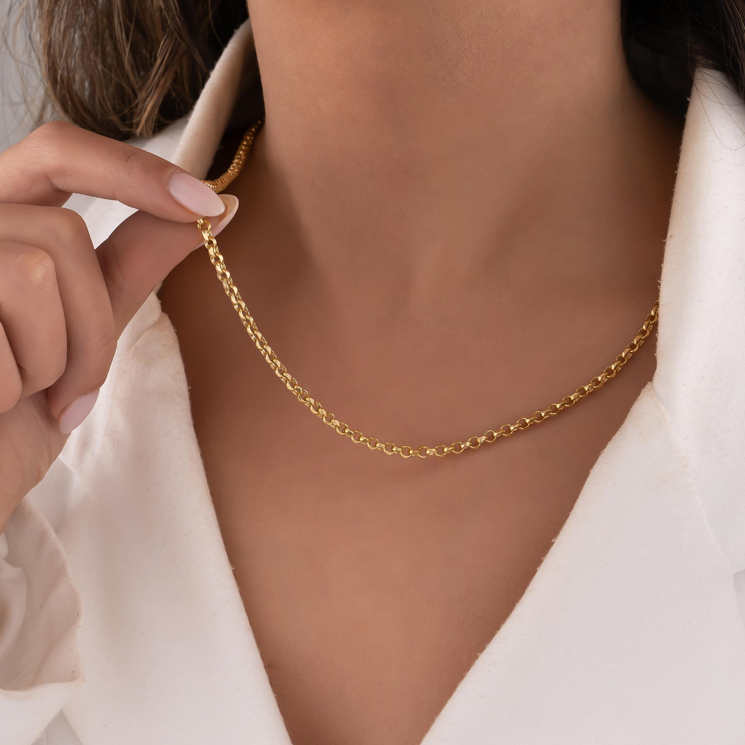 Doç Spor Zincir 14 Ayar Altın 5 Mm