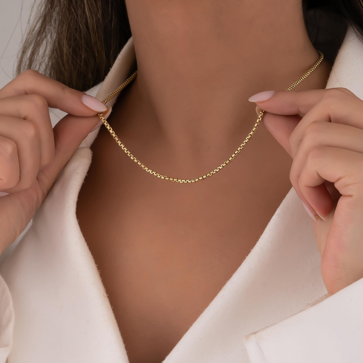 Doç Zincir 14 Ayar Altın 2 Mm