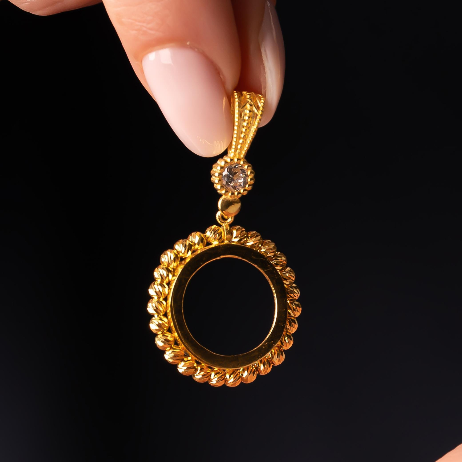 Dorikalı Çeyrek Altın Çerçevesi 14 Ayar Altın