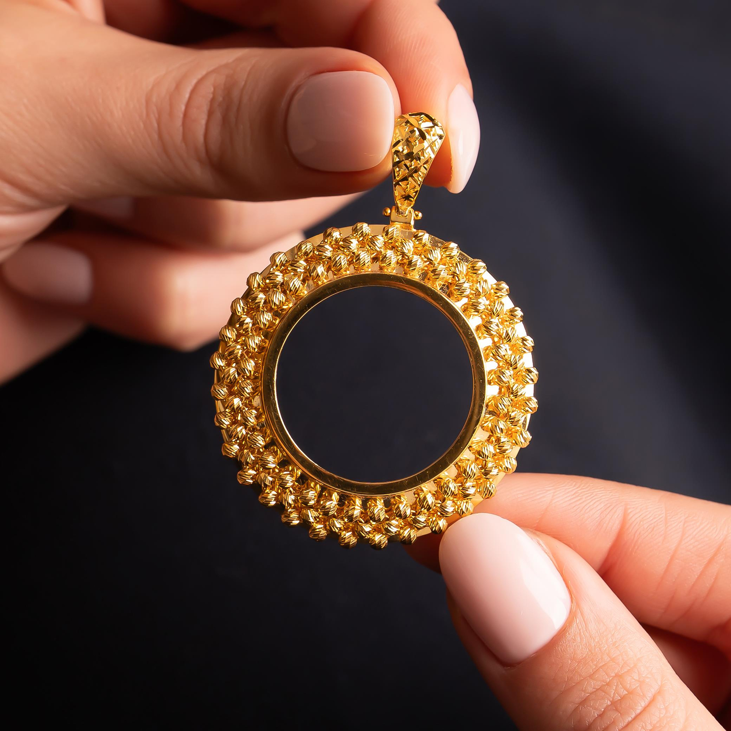 Dorikalı Tam Altın Çerçevesi 14 Ayar Altın