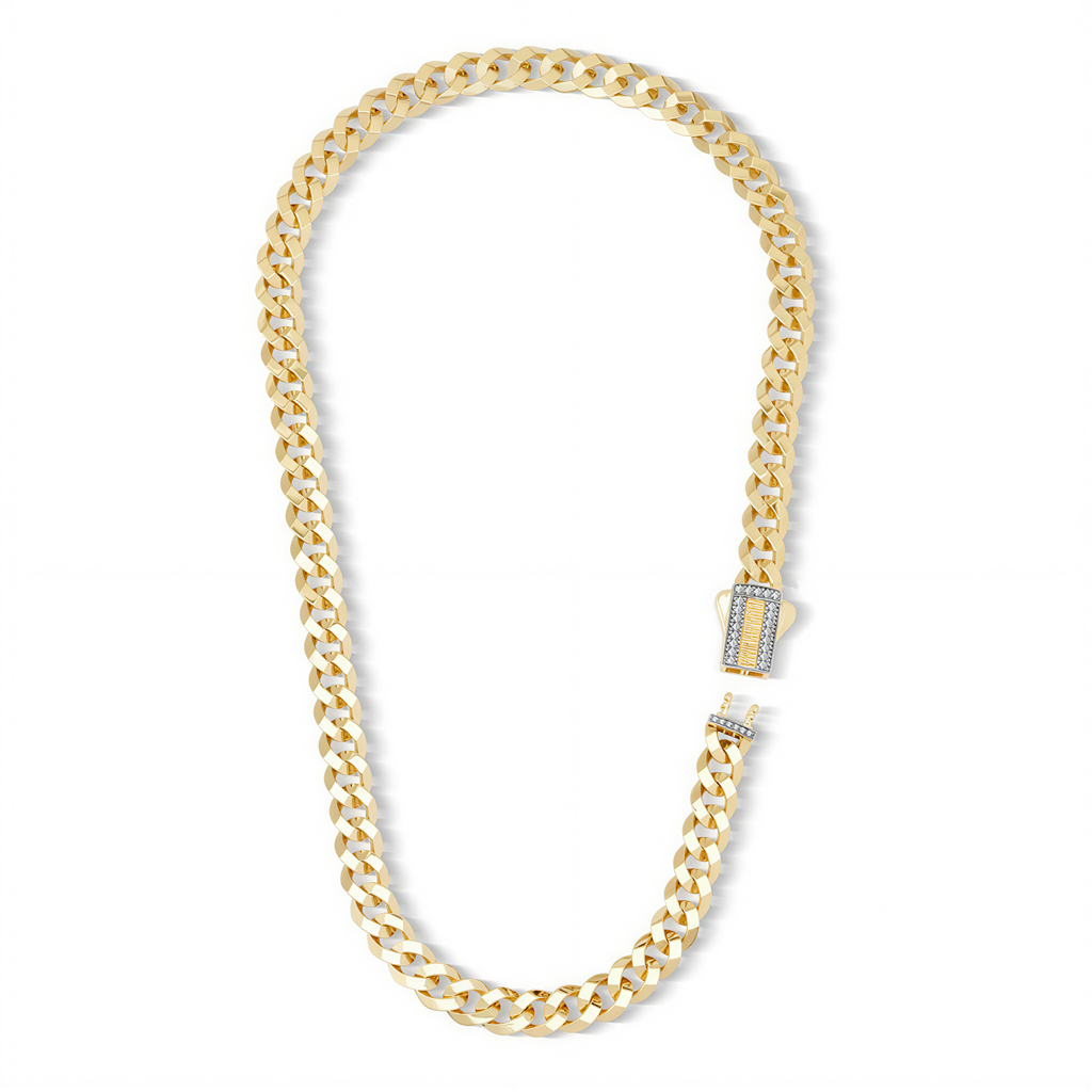 Ema 7mm Altın Gurmet Zincir