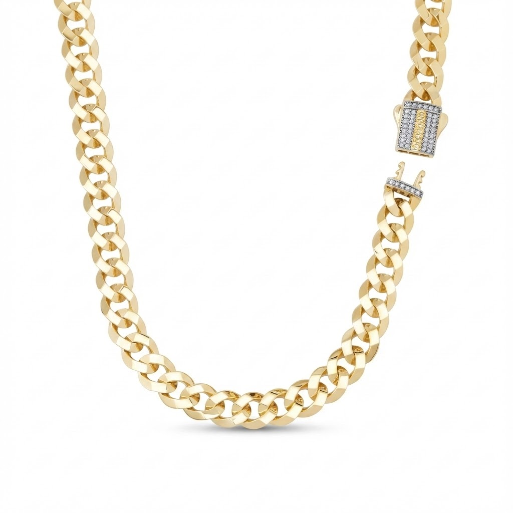 Ema 9Mm Altın Gurmet Zincir