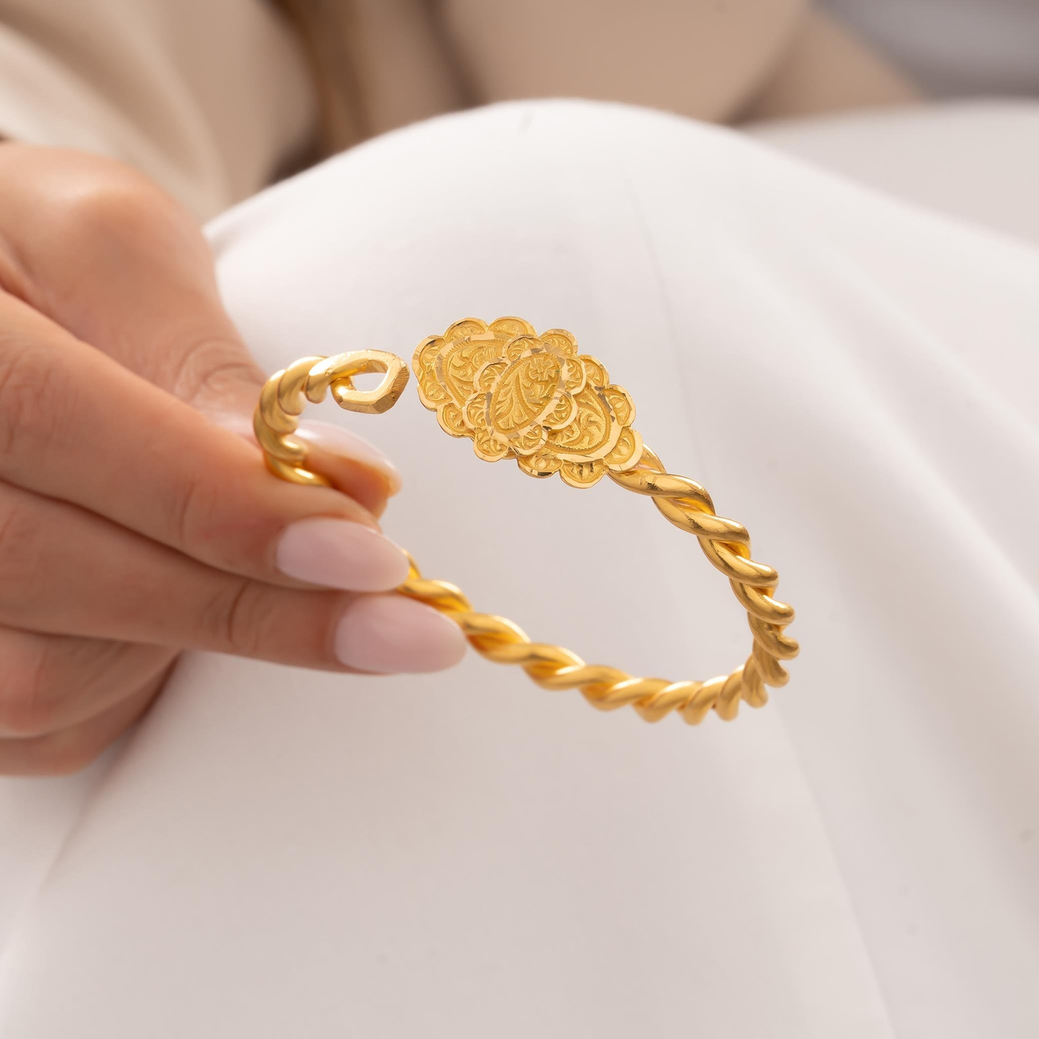 Erzurum Burma Bilezik 14 Ayar Altın