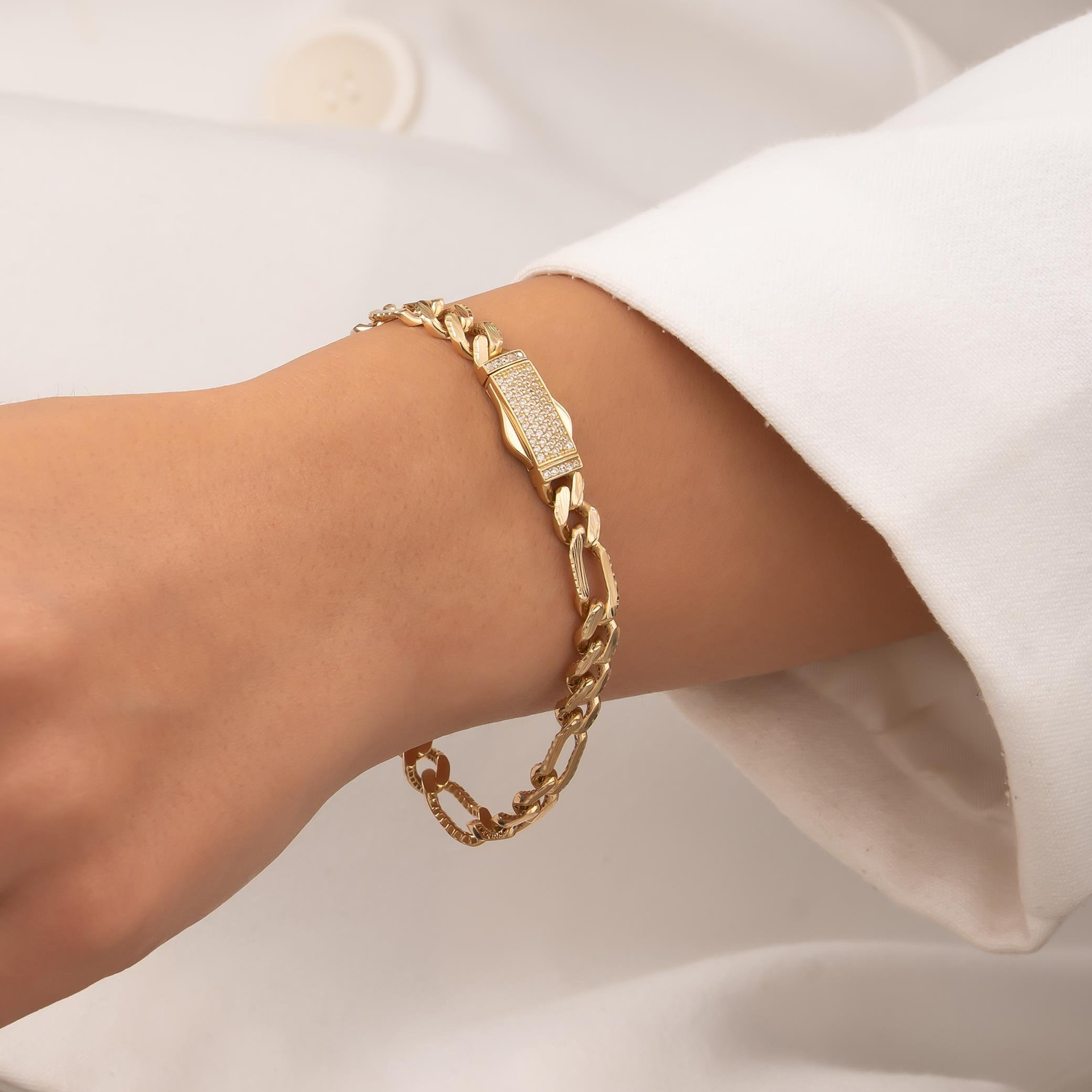 Figaro Gurmet 14 Ayar Altın Bileklik