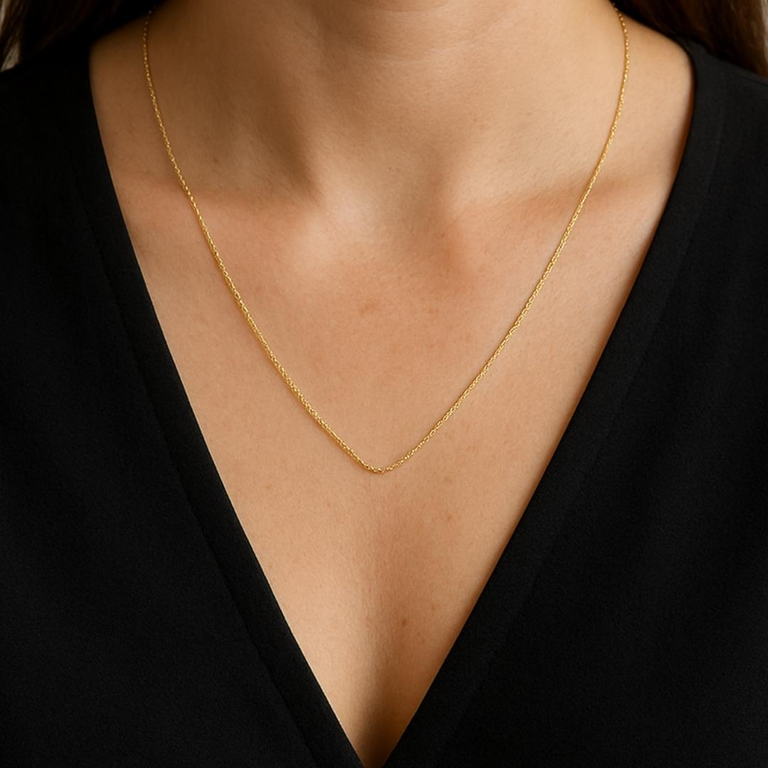Forse İnce Zincir 14 Ayar Altın