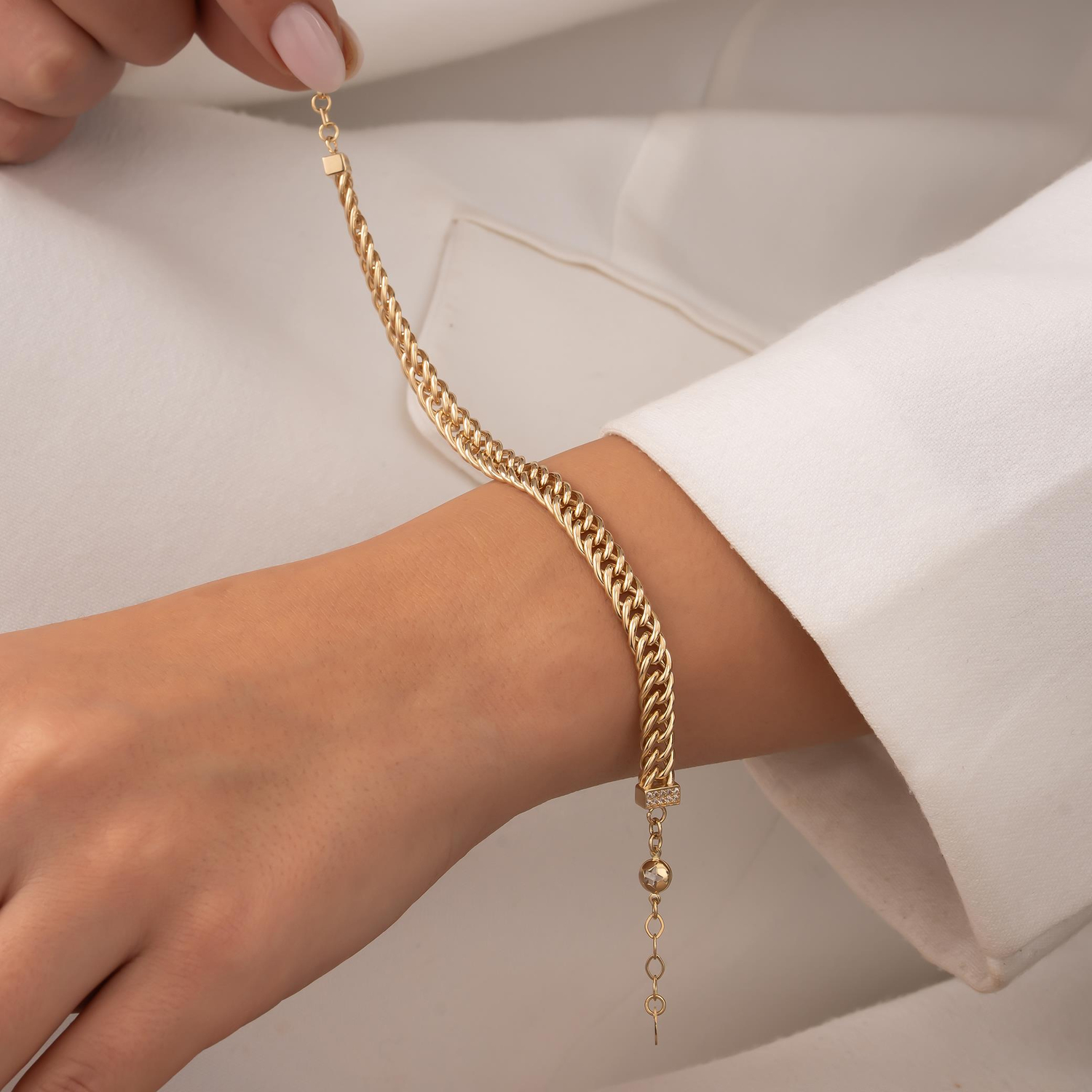 Gurmet 14 Ayar Altın Bileklik