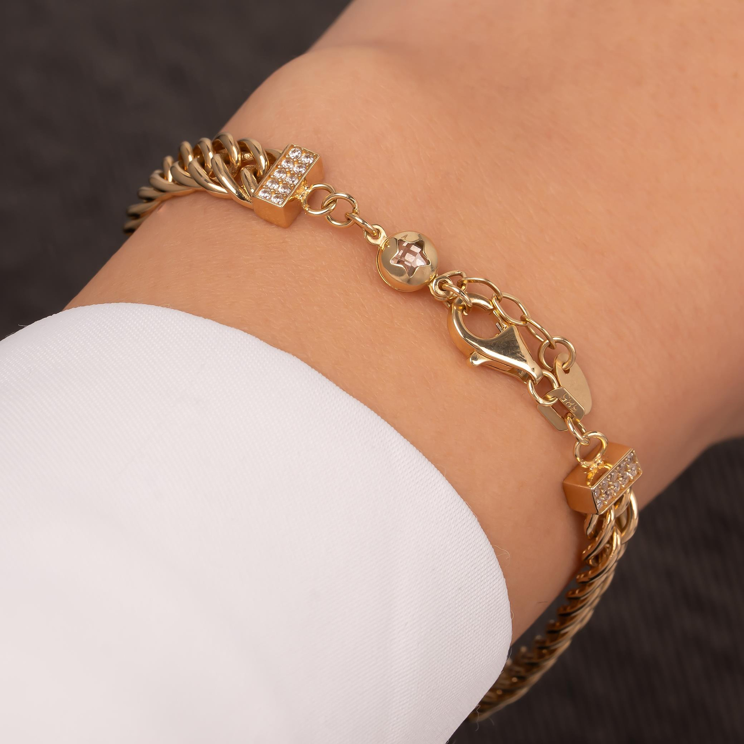 Gurmet 14 Ayar Altın Bileklik