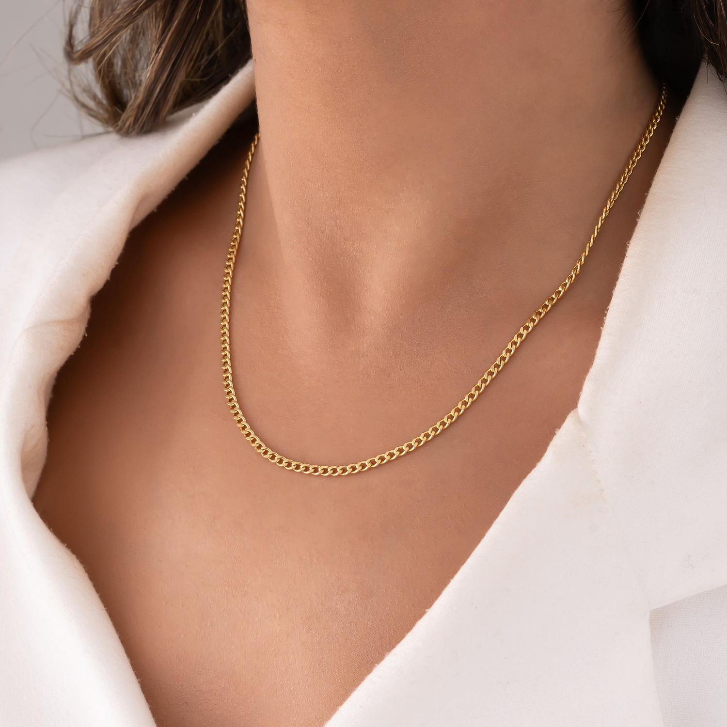 Gurmet Zincir 14 Ayar Altın 3 Mm