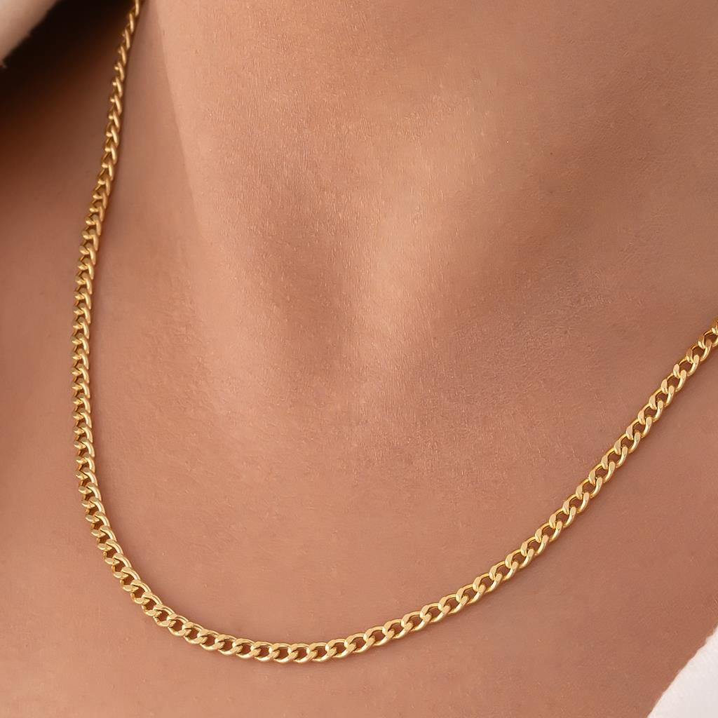 Gurmet Zincir 14 Ayar Altın 3 Mm