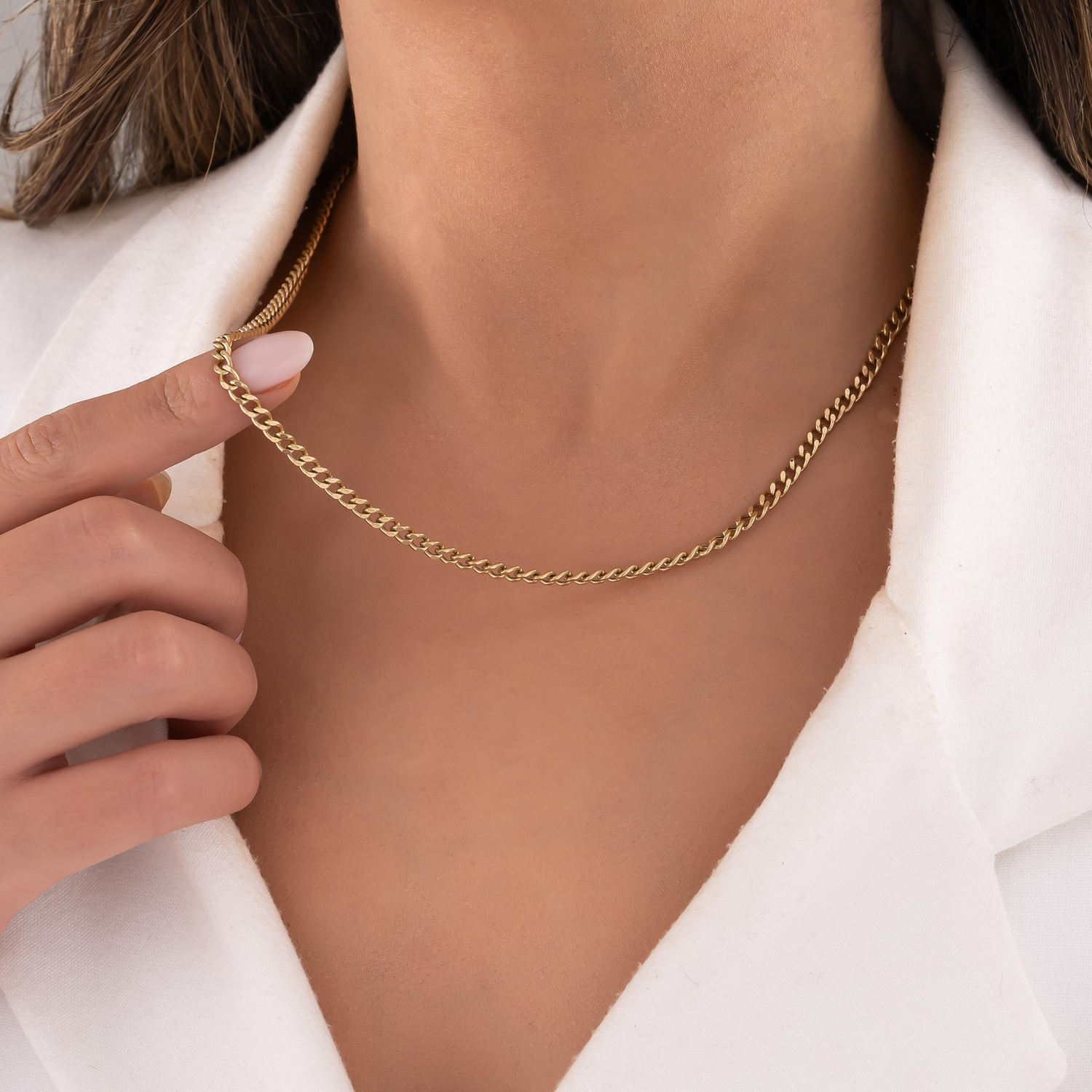 Gurmet Zincir 14 Ayar Altın 3,5 Mm