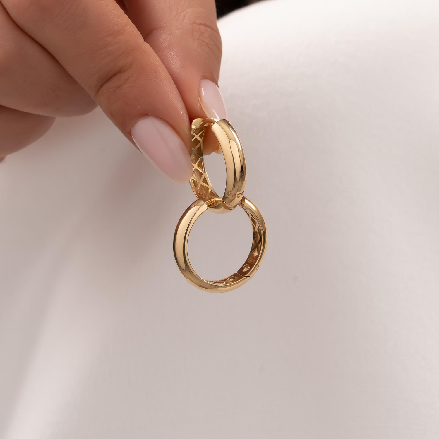 Halka Küpe 14 Ayar Altın