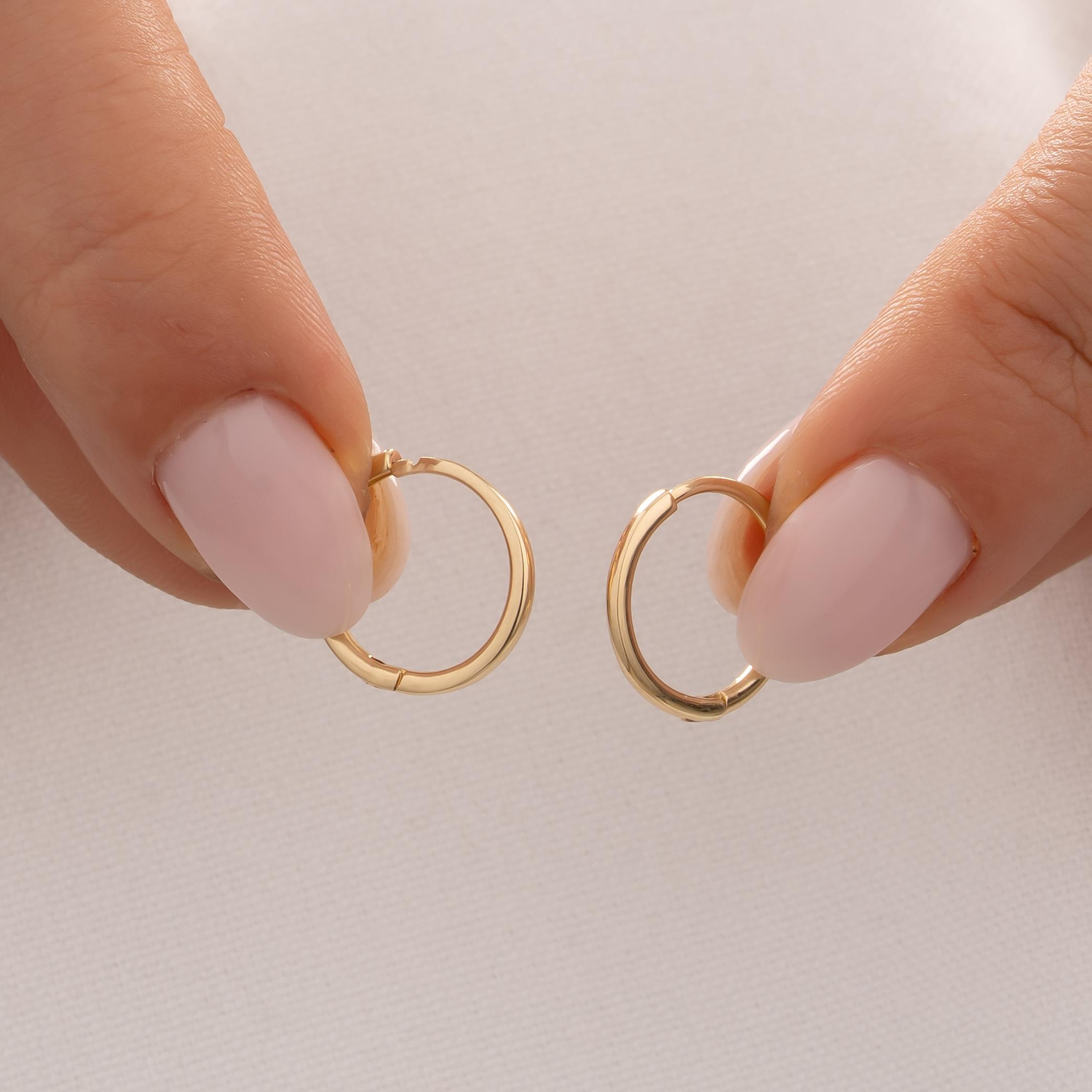 Halka Küpe 14 Ayar Altın