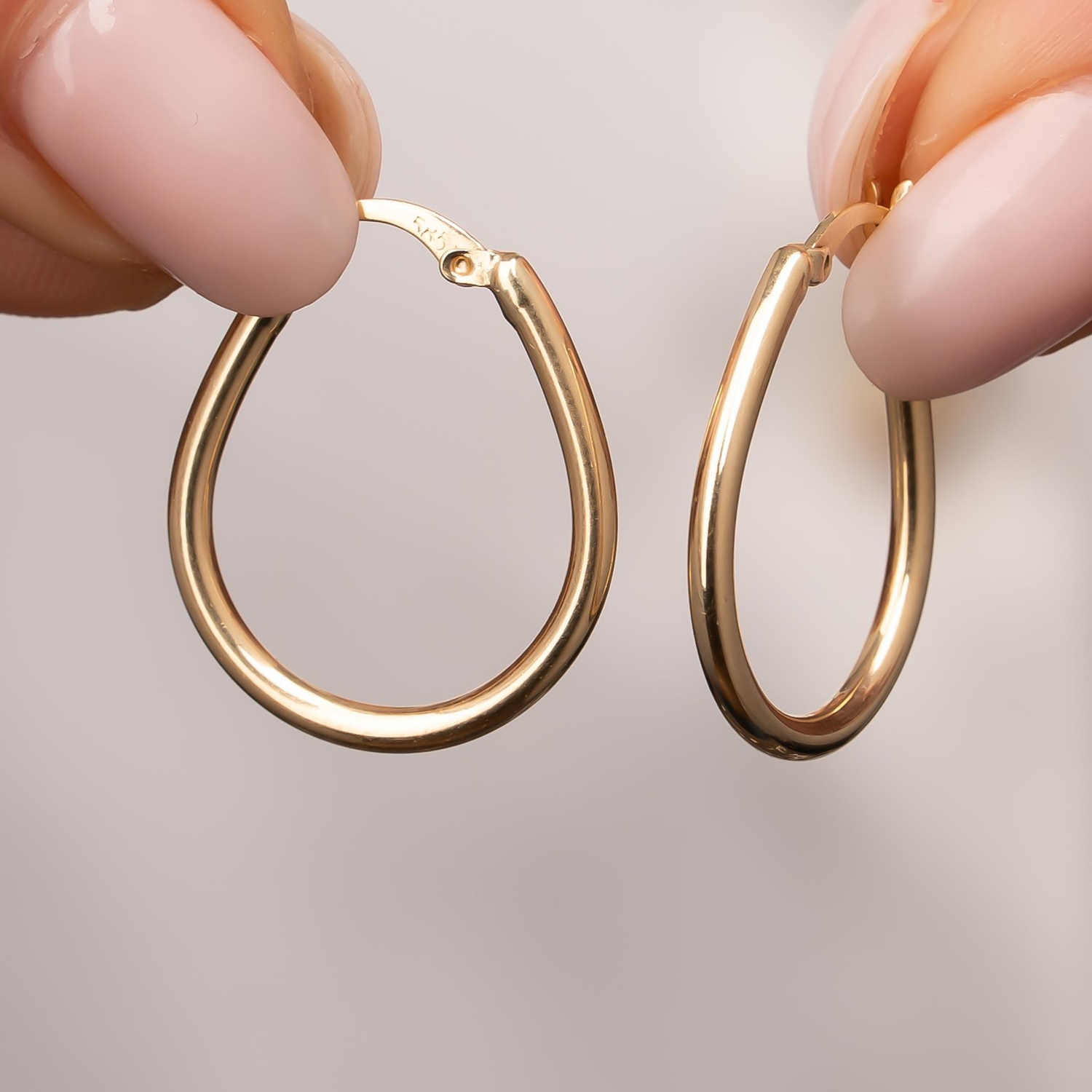 Halka Küpe 14 Ayar Altın