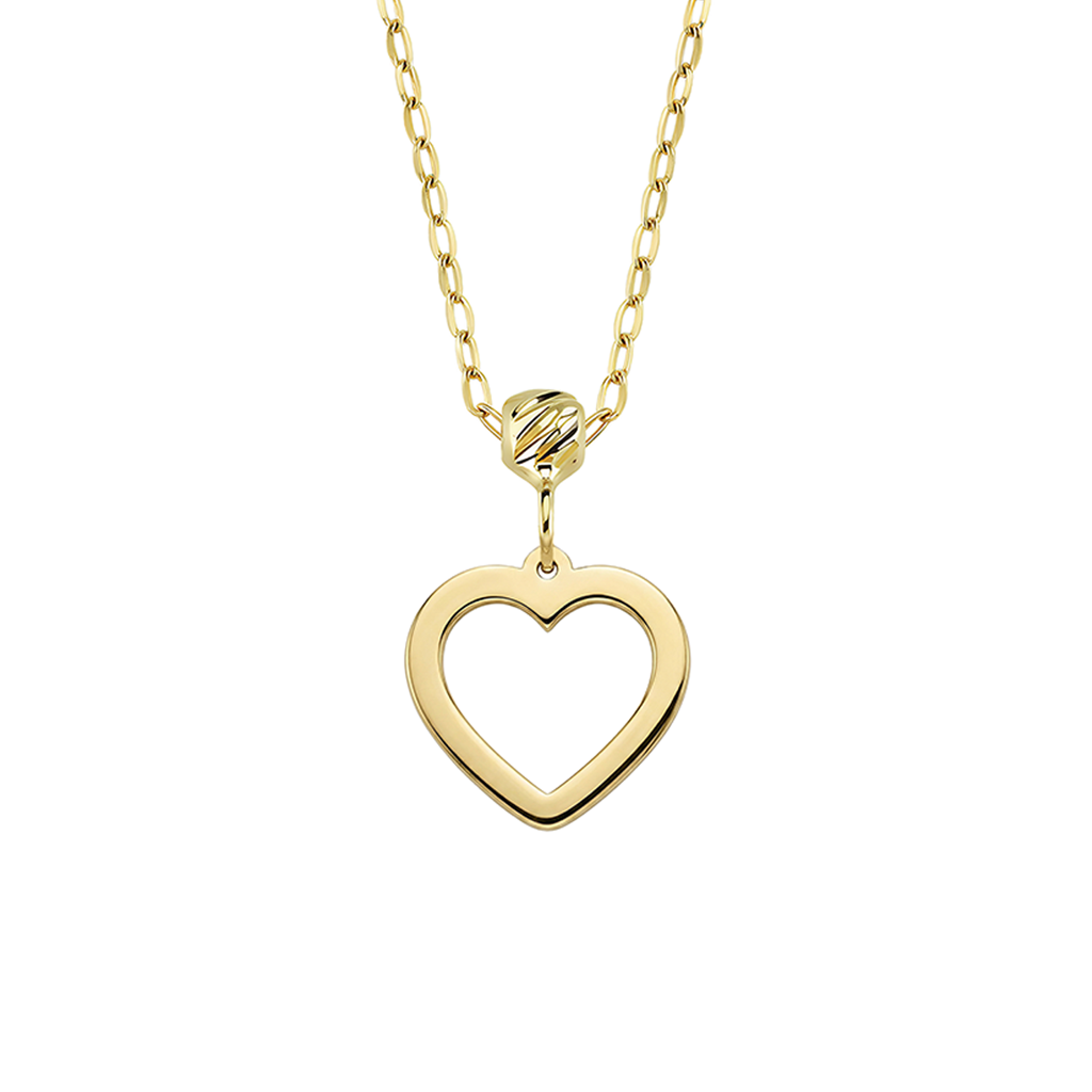 Kalp 14 Ayar Altın Kolye