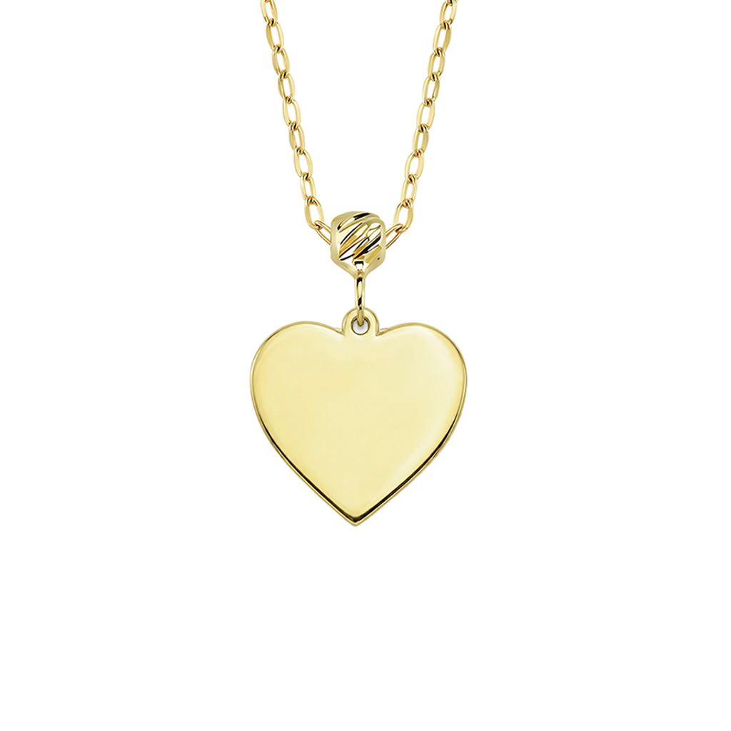 Kalp 14 Ayar Altın Kolye