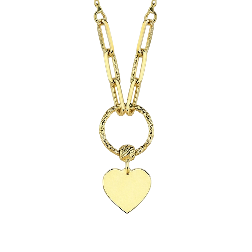 Kalpli Minimal 14 Ayar Altın Kolye