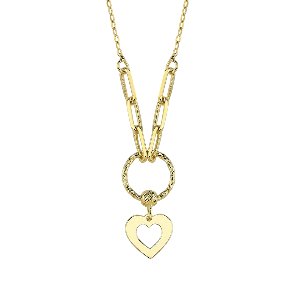 Kalpli Minimal 14 Ayar Altın Kolye