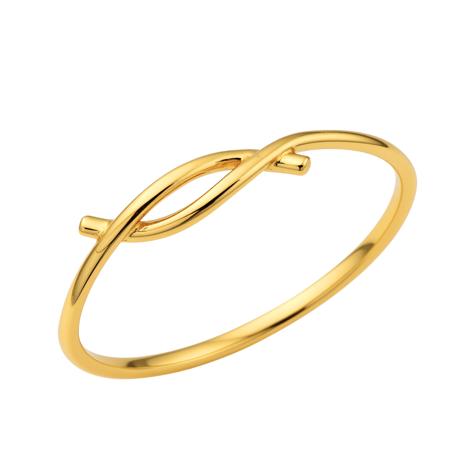 Minimal Model 14 Ayar Altın Yüzük