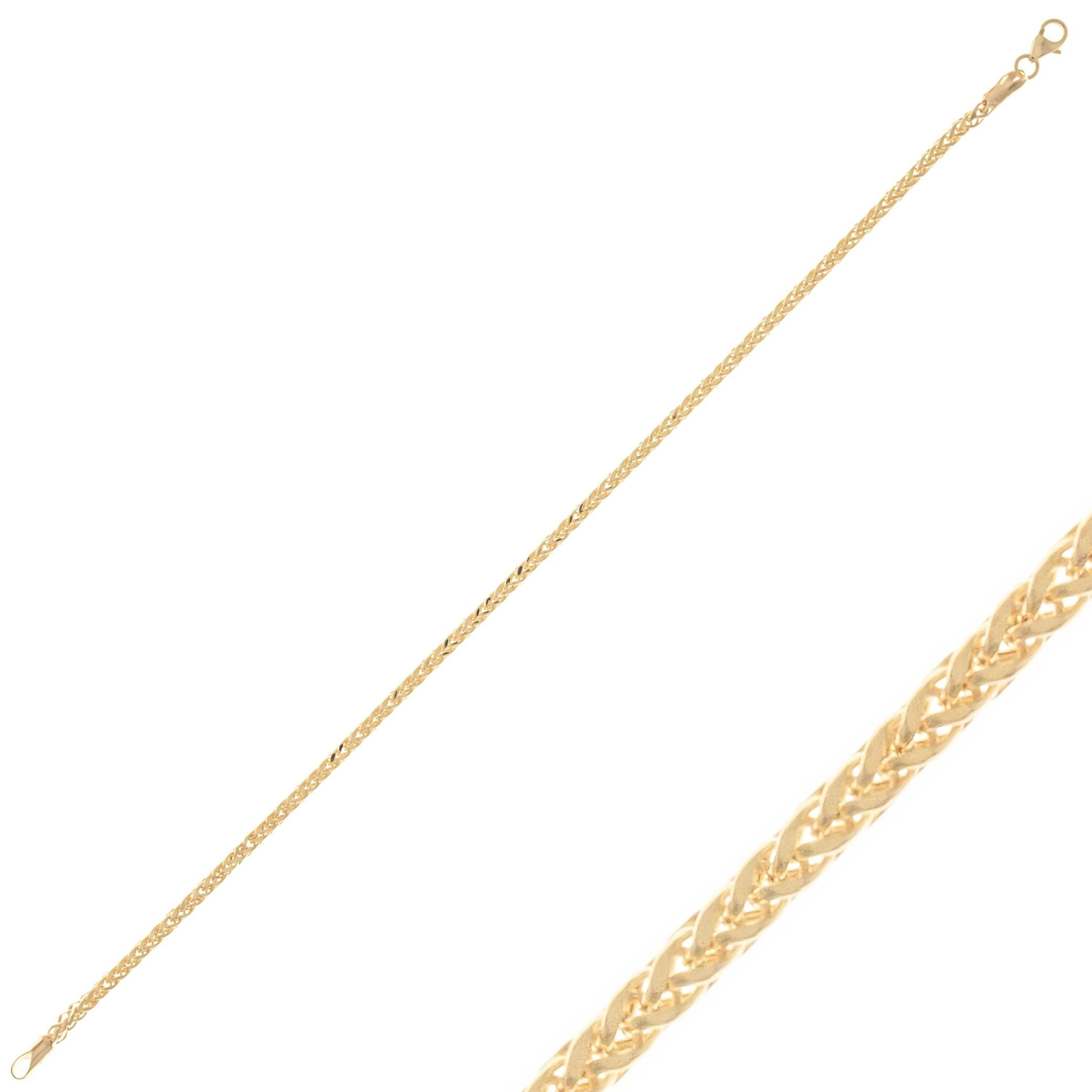 Örgü Model 14 Ayar Altın Bileklik