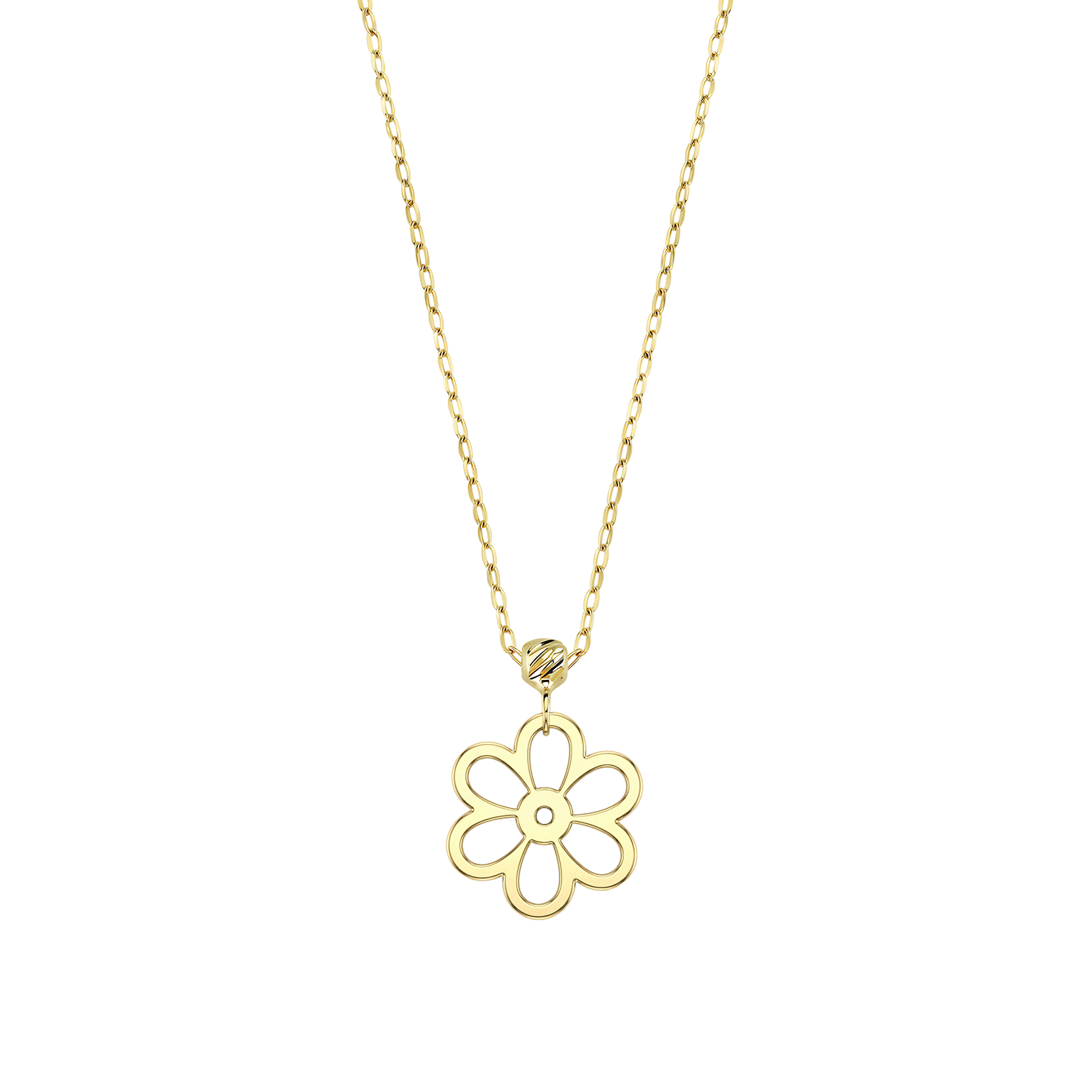 Papatya 14 Ayar Altın Kolye