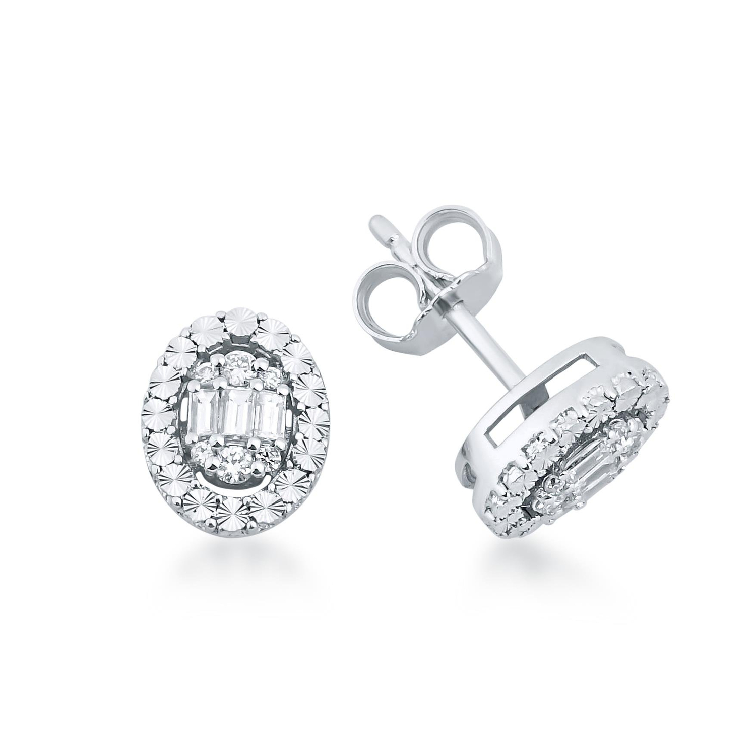 Pırlanta Baget Küpe