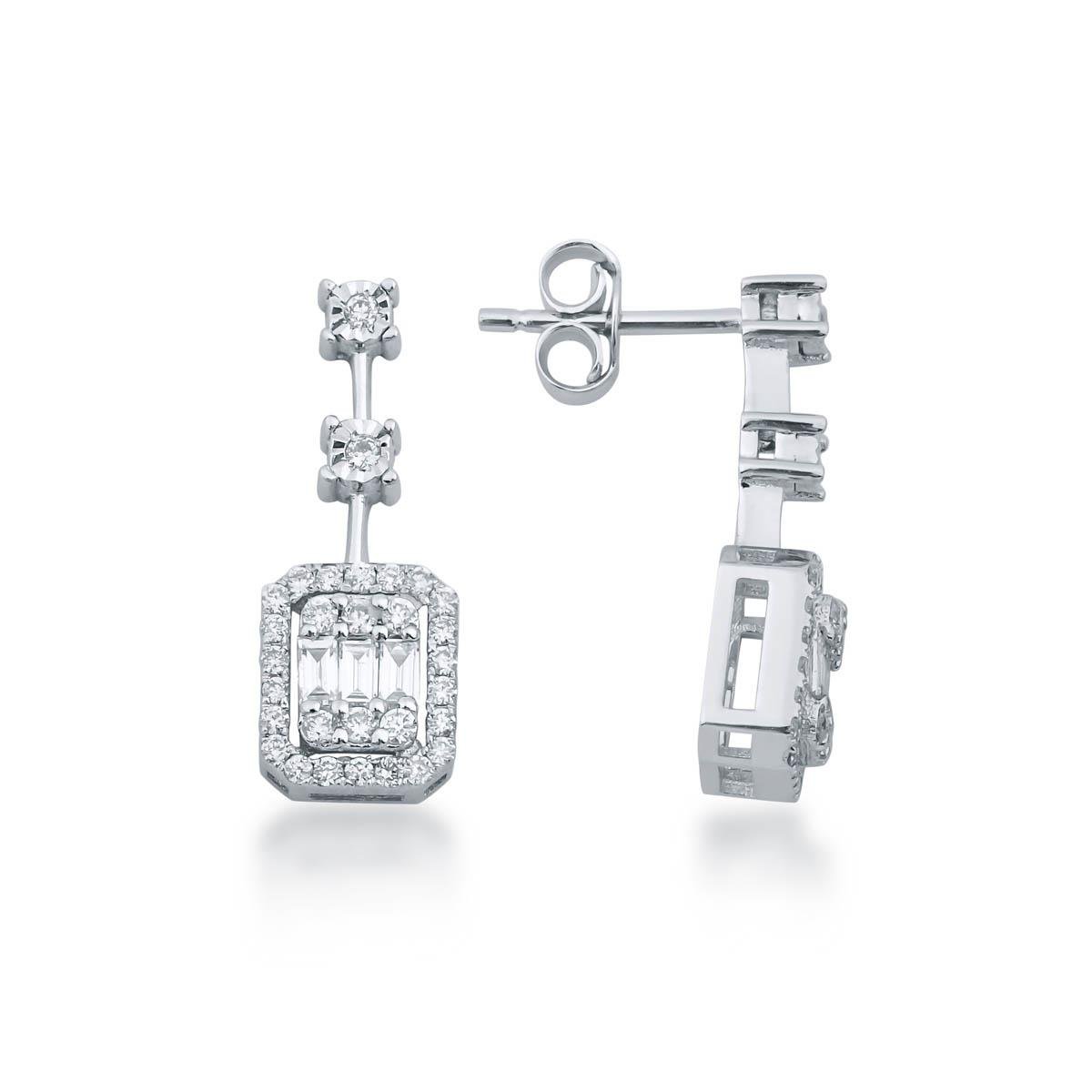 PIRLANTA BAGET TAŞLI KÜPE