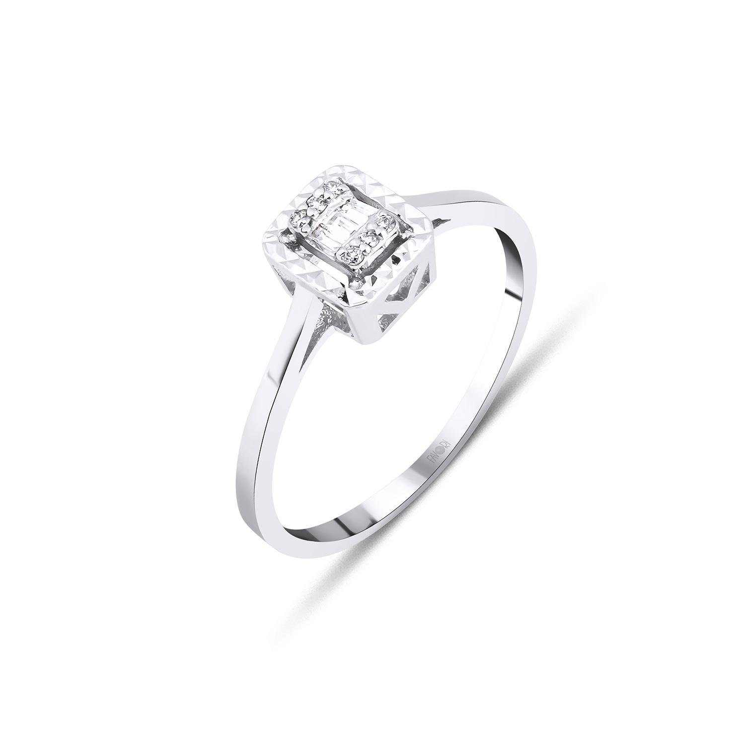 PIRLANTA BAGET YÜZÜK 0.06 CT