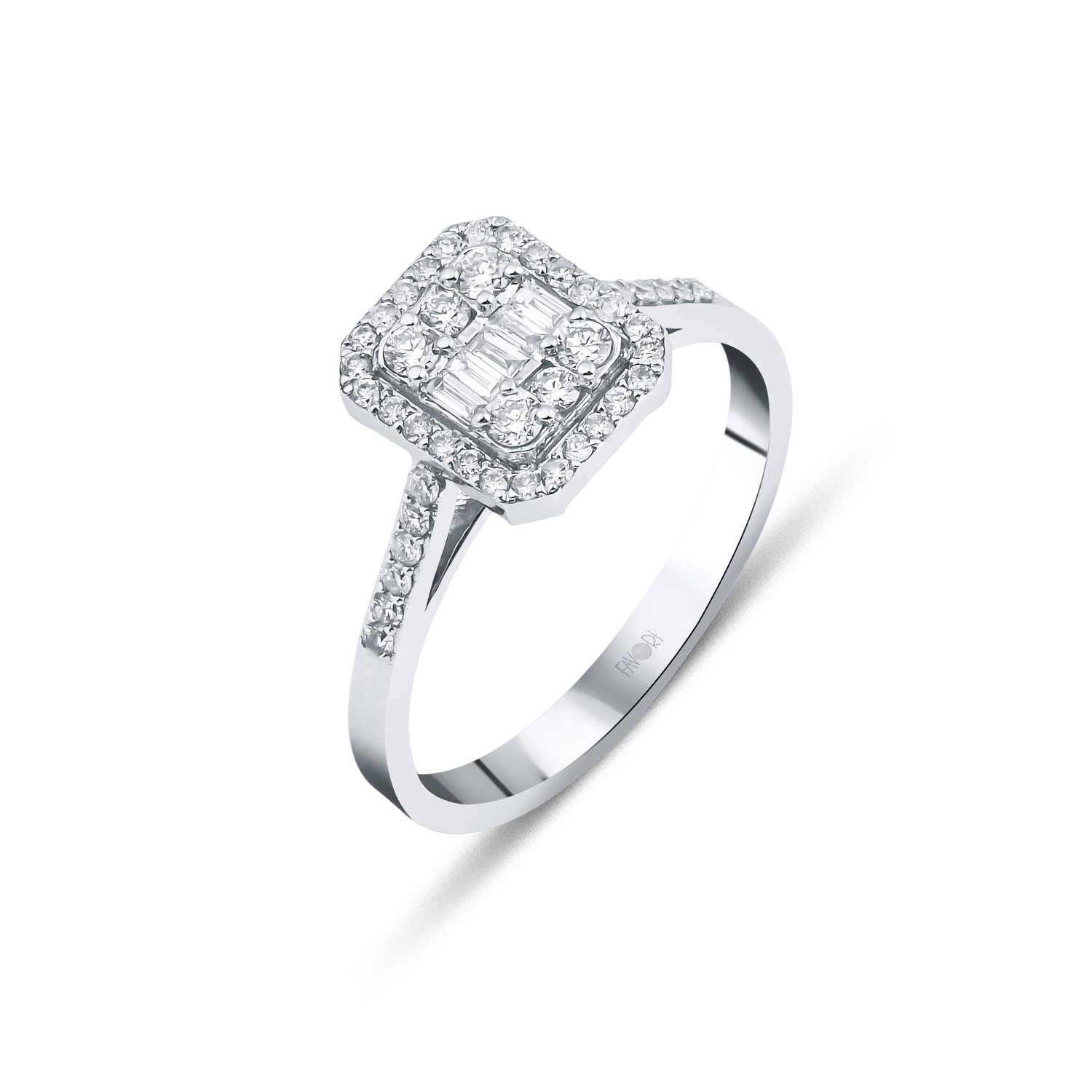 PIRLANTA BAGET YÜZÜK 0.41 CT